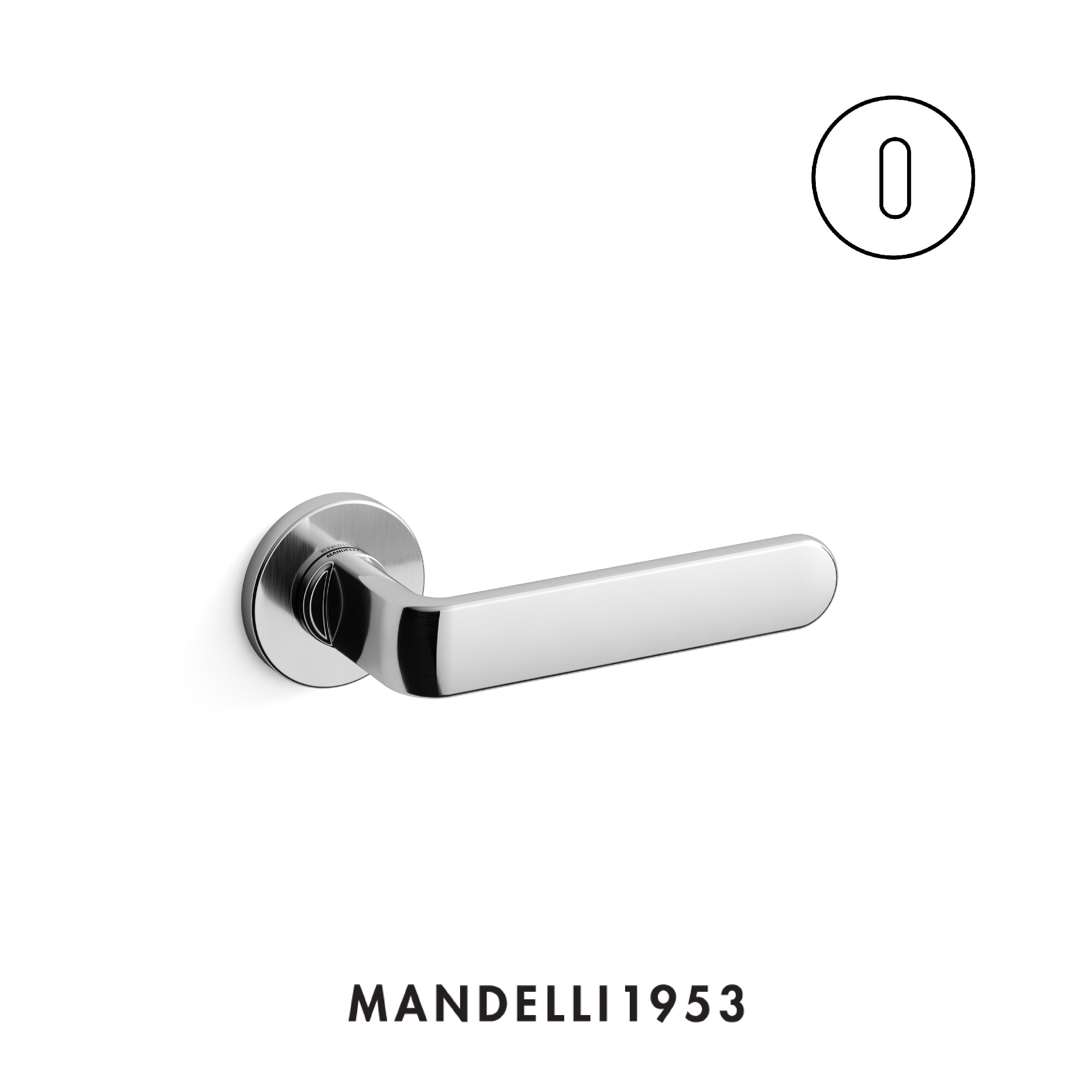 MANDELLI 1953 PP33 - Maniglia per porta interna
