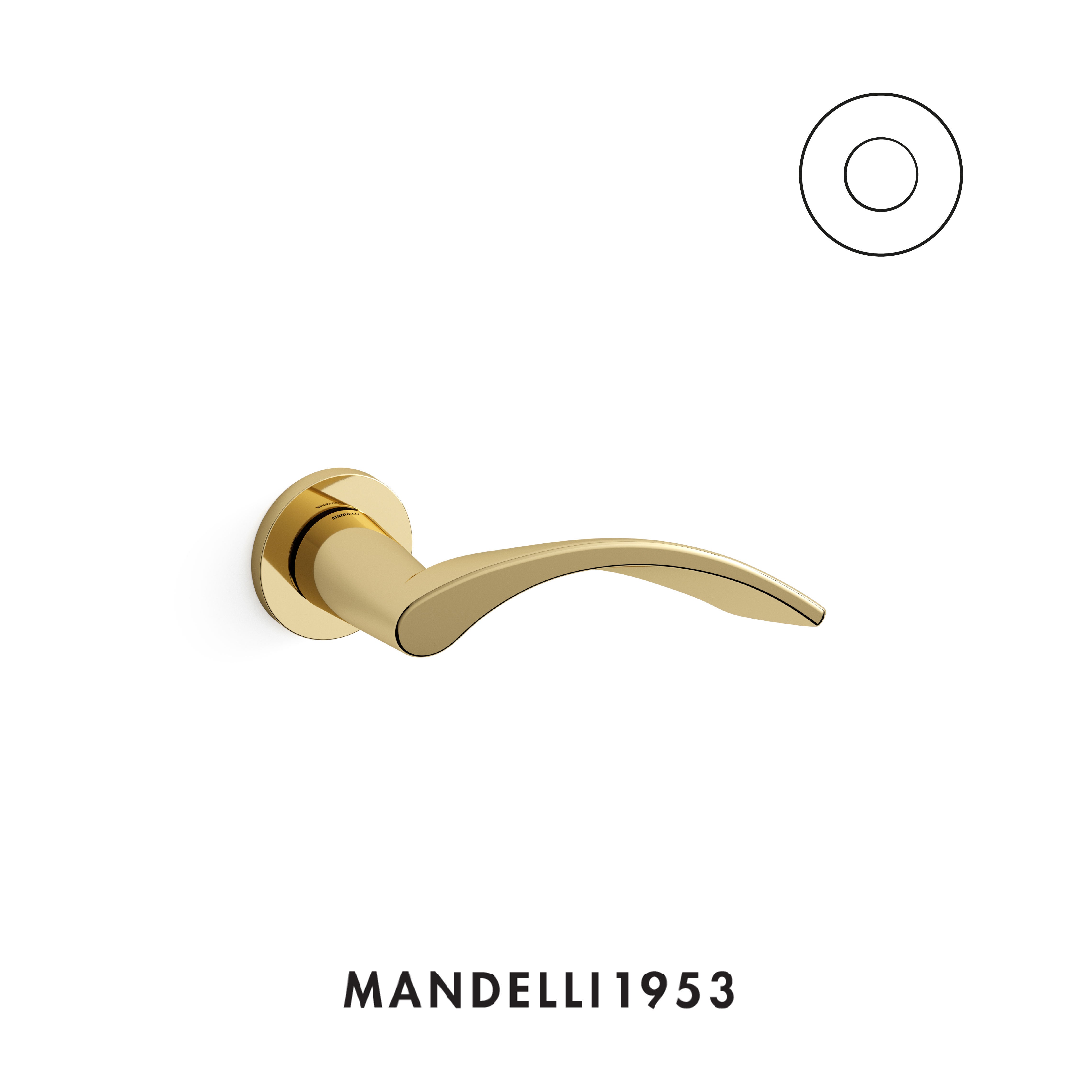 MANDELLI 1953 RS96 - Maniglia per porta interna