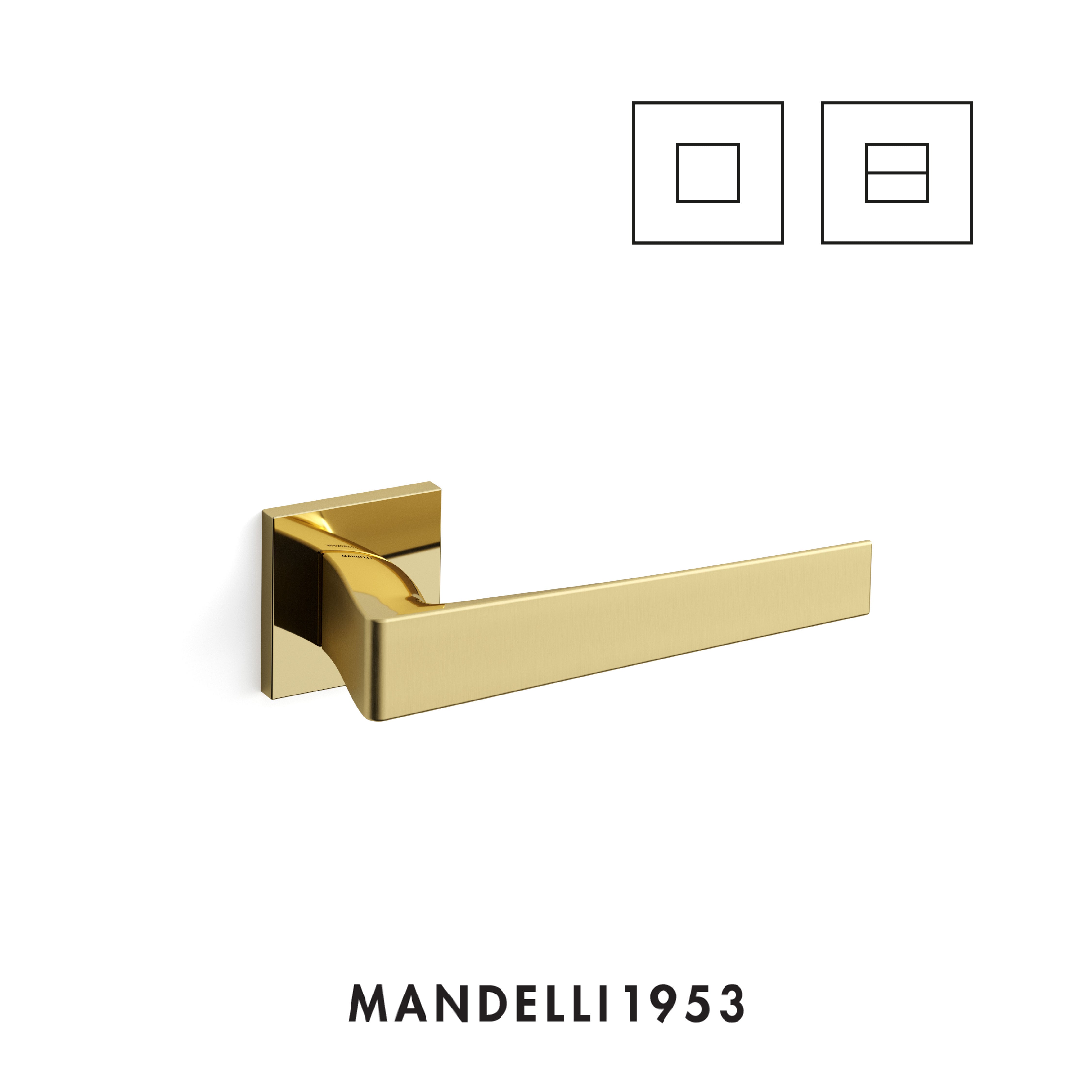 MANDELLI 1953 Seven - Maniglia per porta interna