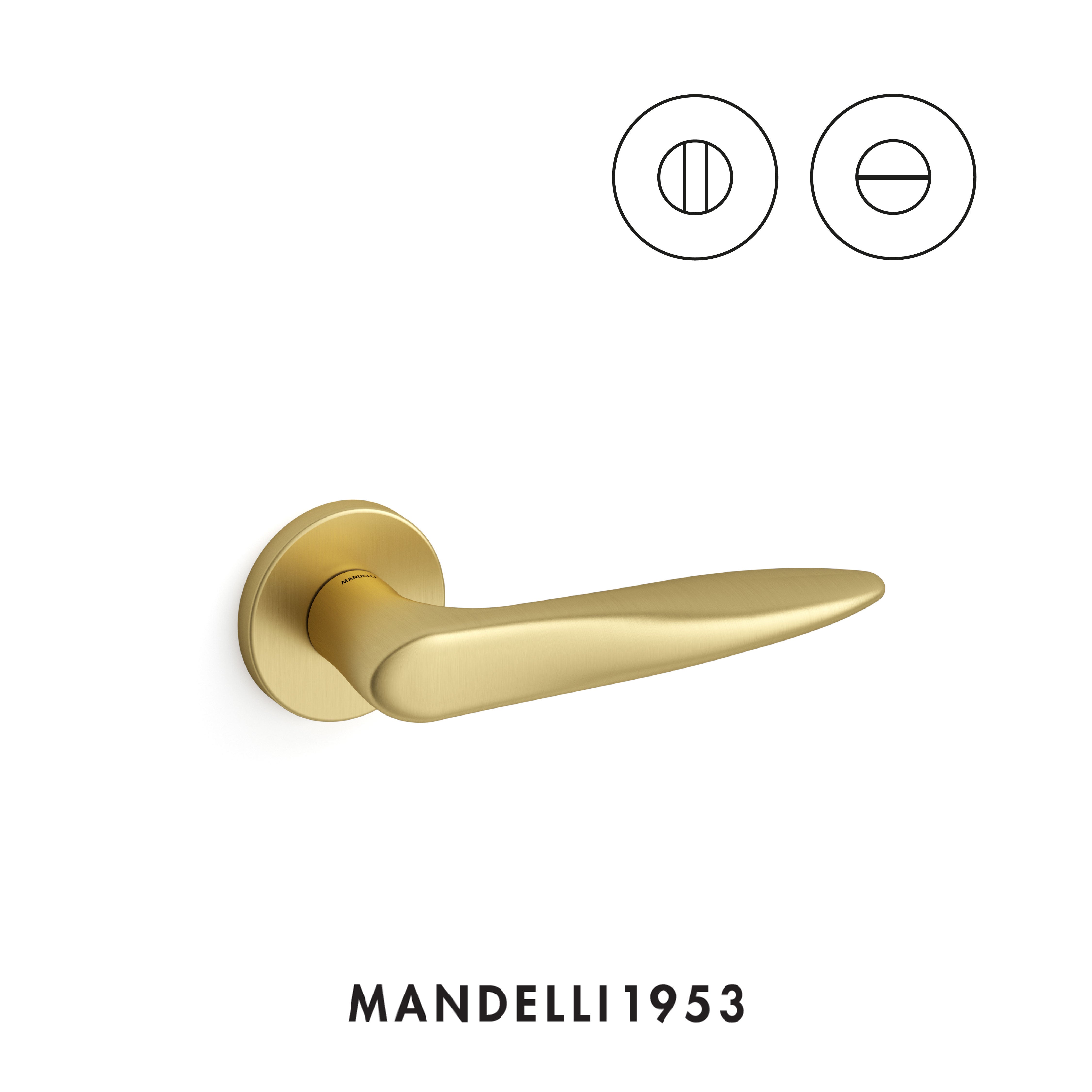 MANDELLI 1953 Zoe - Maniglia per porta interna