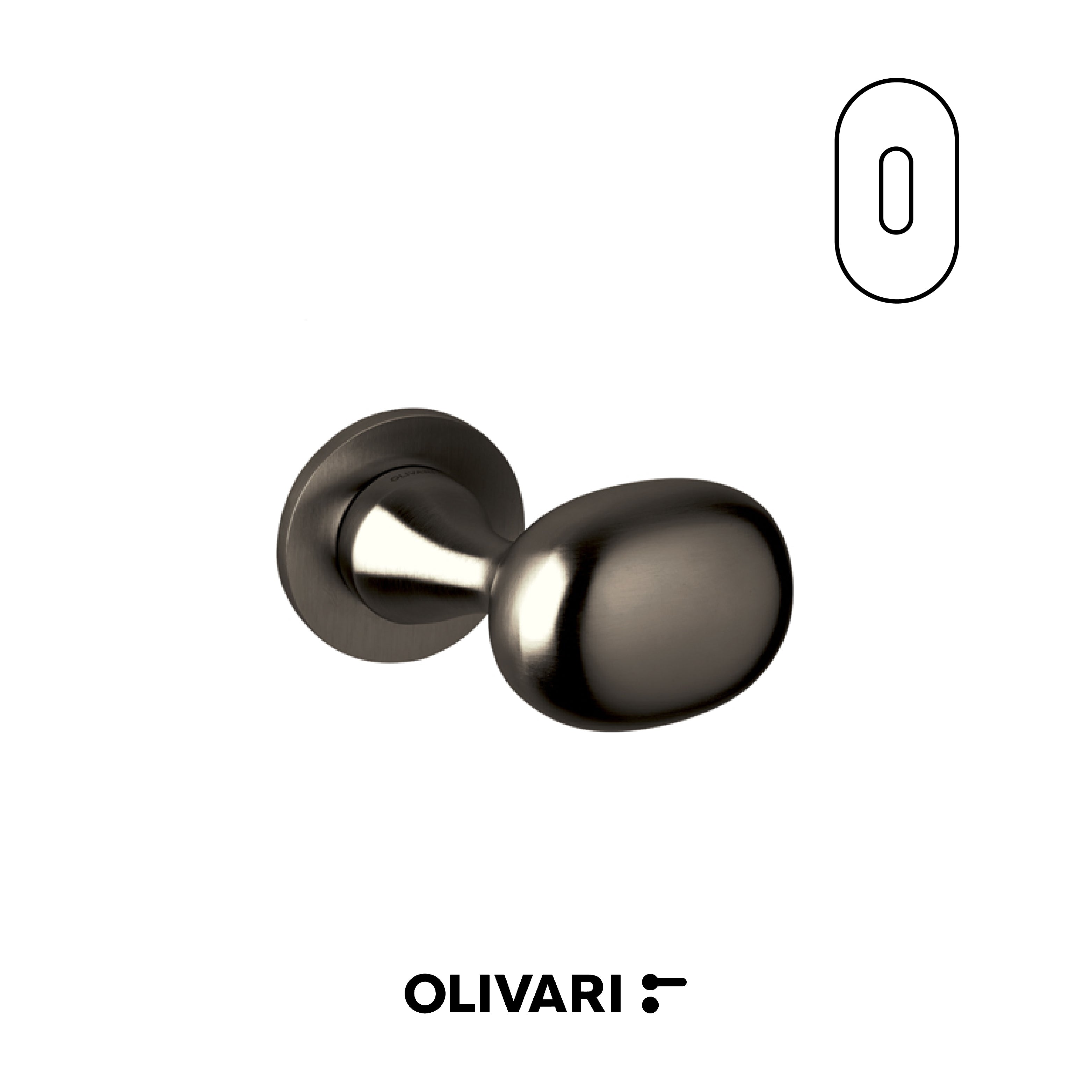 Melanzana - Olivari Maniglia per porta interna - Imhoff Handles