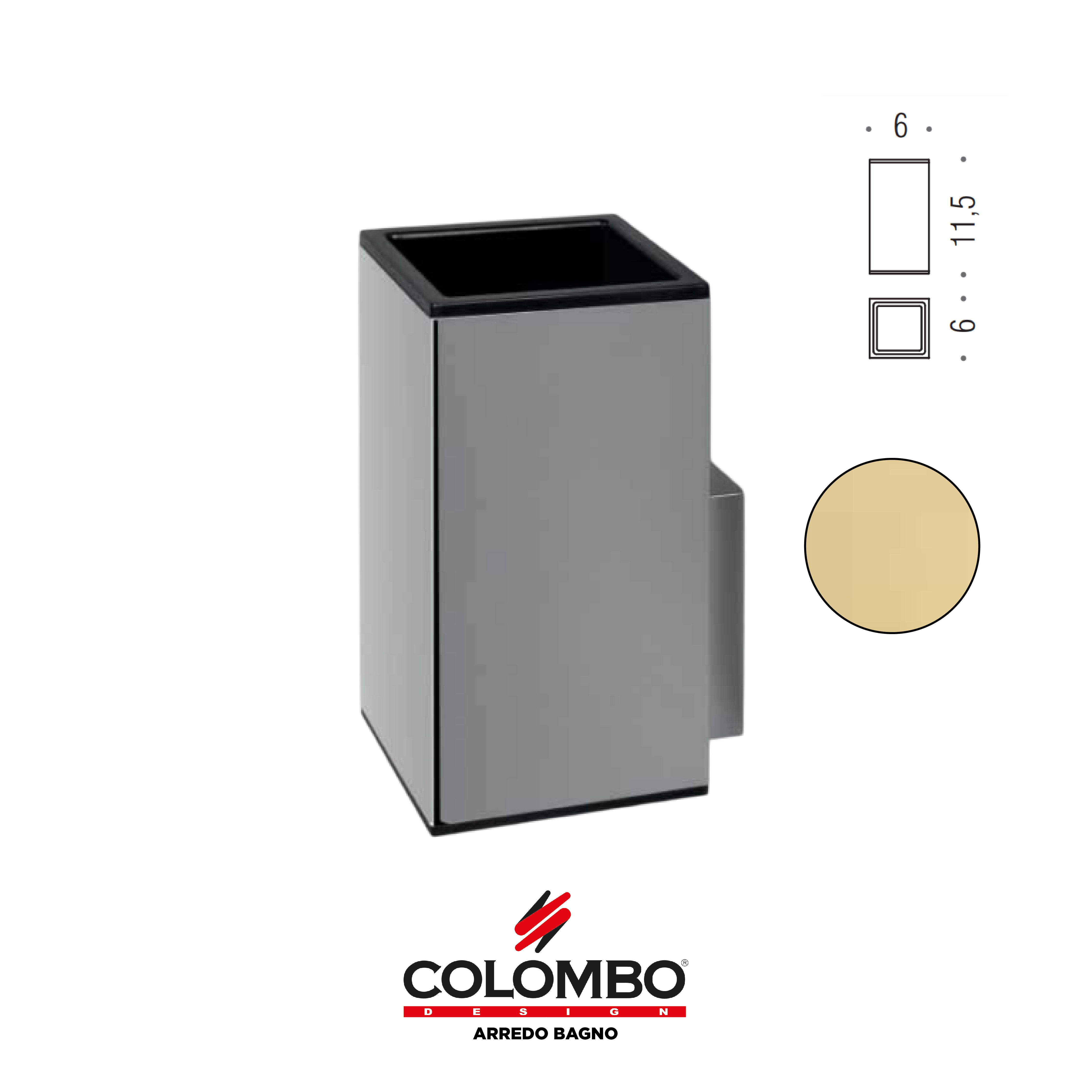 MiniQ Porta bicchiere d'appoggio - Colombo design arredo bagno - Imhoff Handles