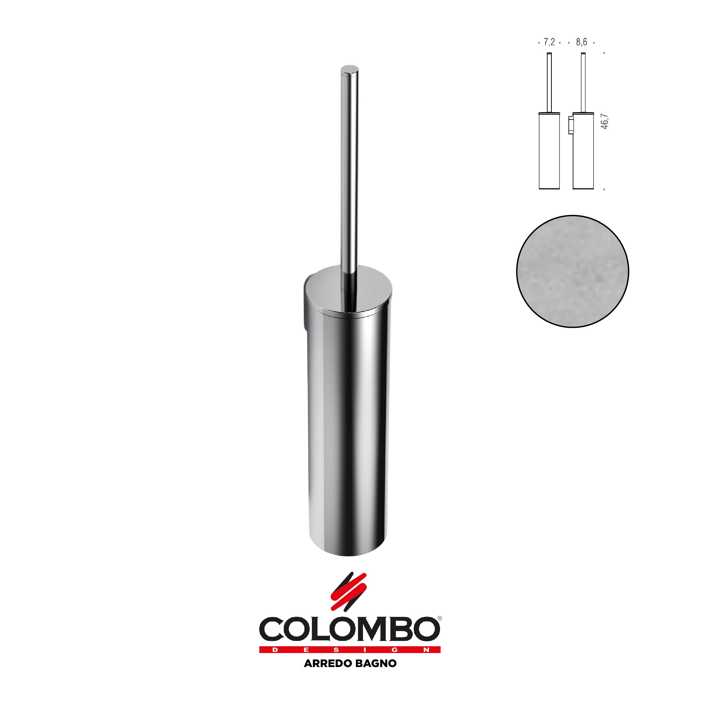Mini Porta scopino - Colombo design arredo bagno - Imhoff Handles