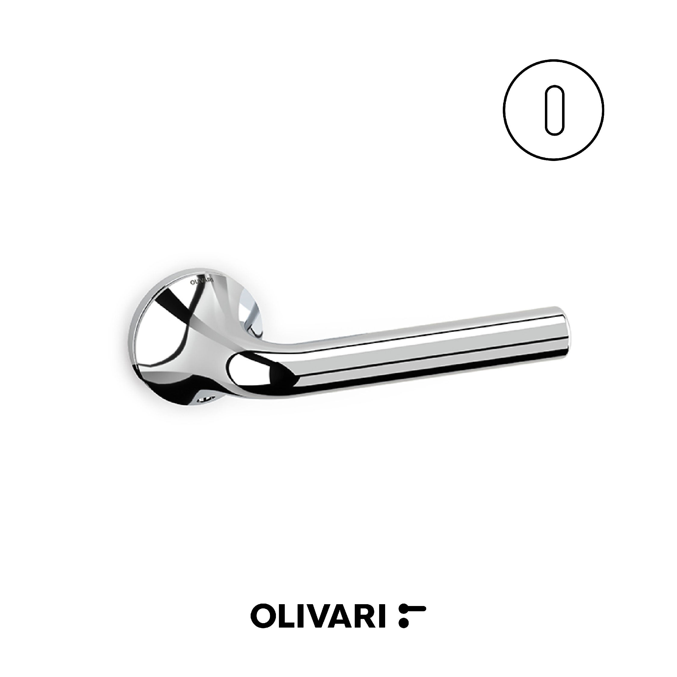 Olivari Basel L - Maniglia per porta interna