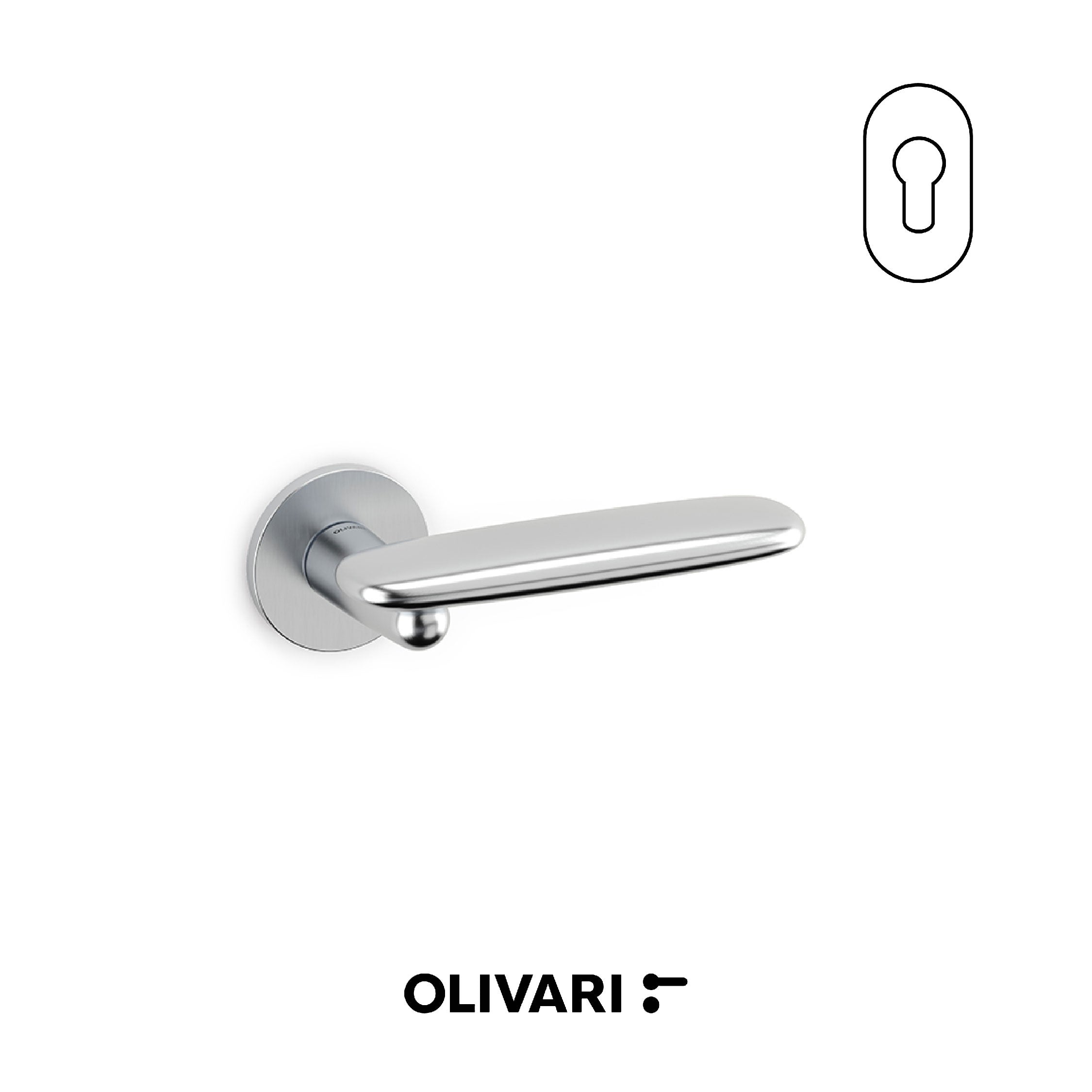 Olivari Dolmen - Maniglia per porta interna