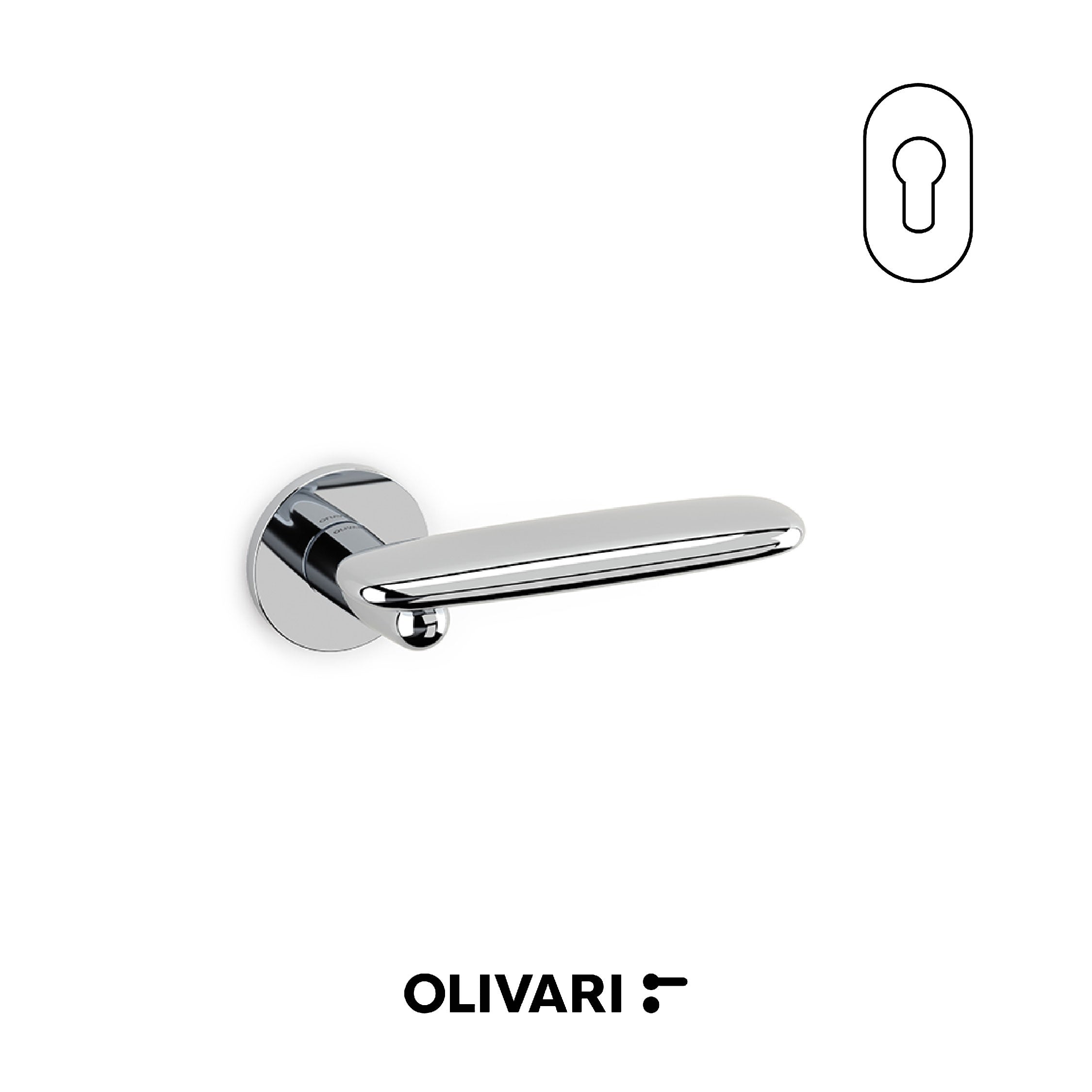Olivari Dolmen - Maniglia per porta interna