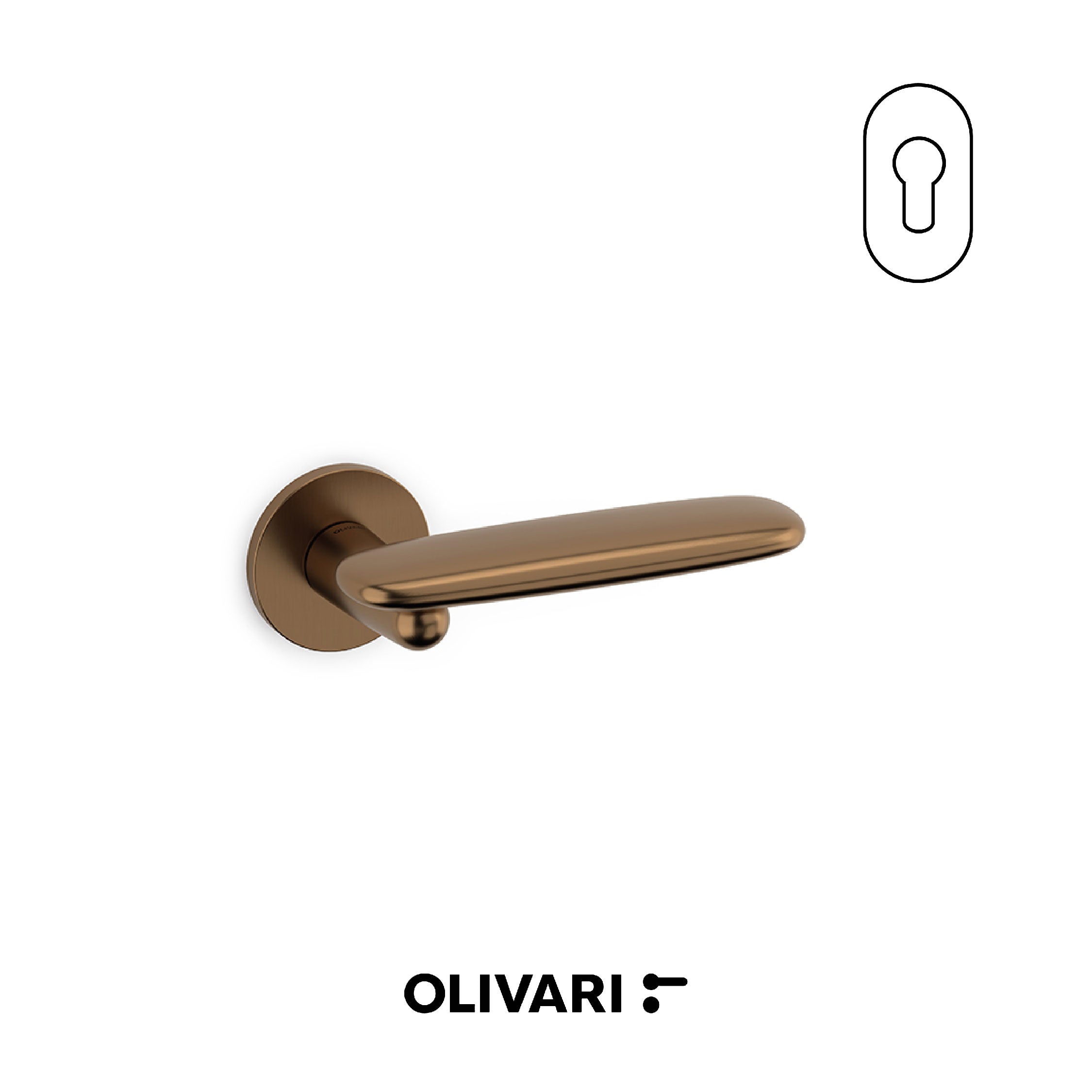 Olivari Dolmen - Maniglia per porta interna
