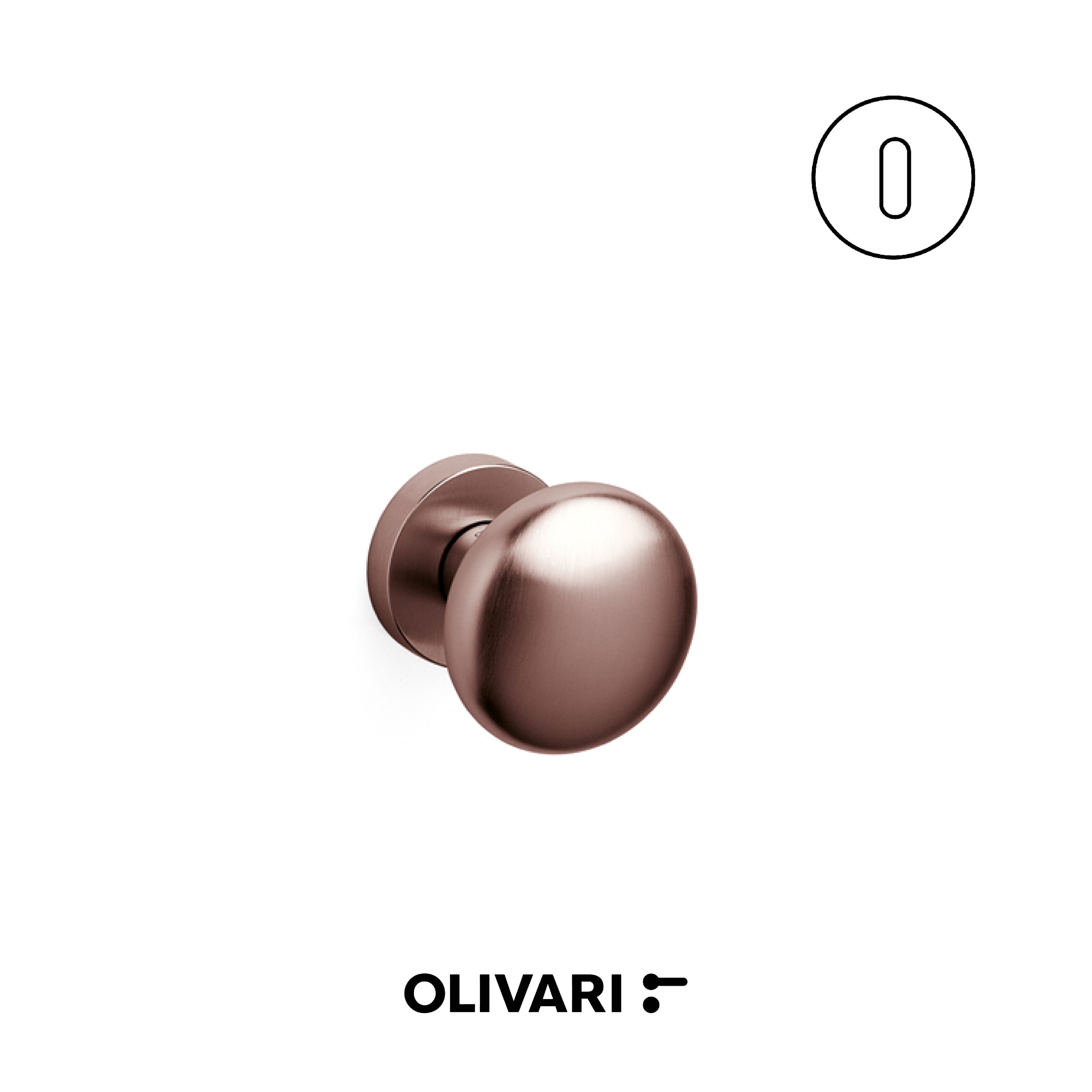 Olivari Edison Ø60 - Pomoli centrali per porte