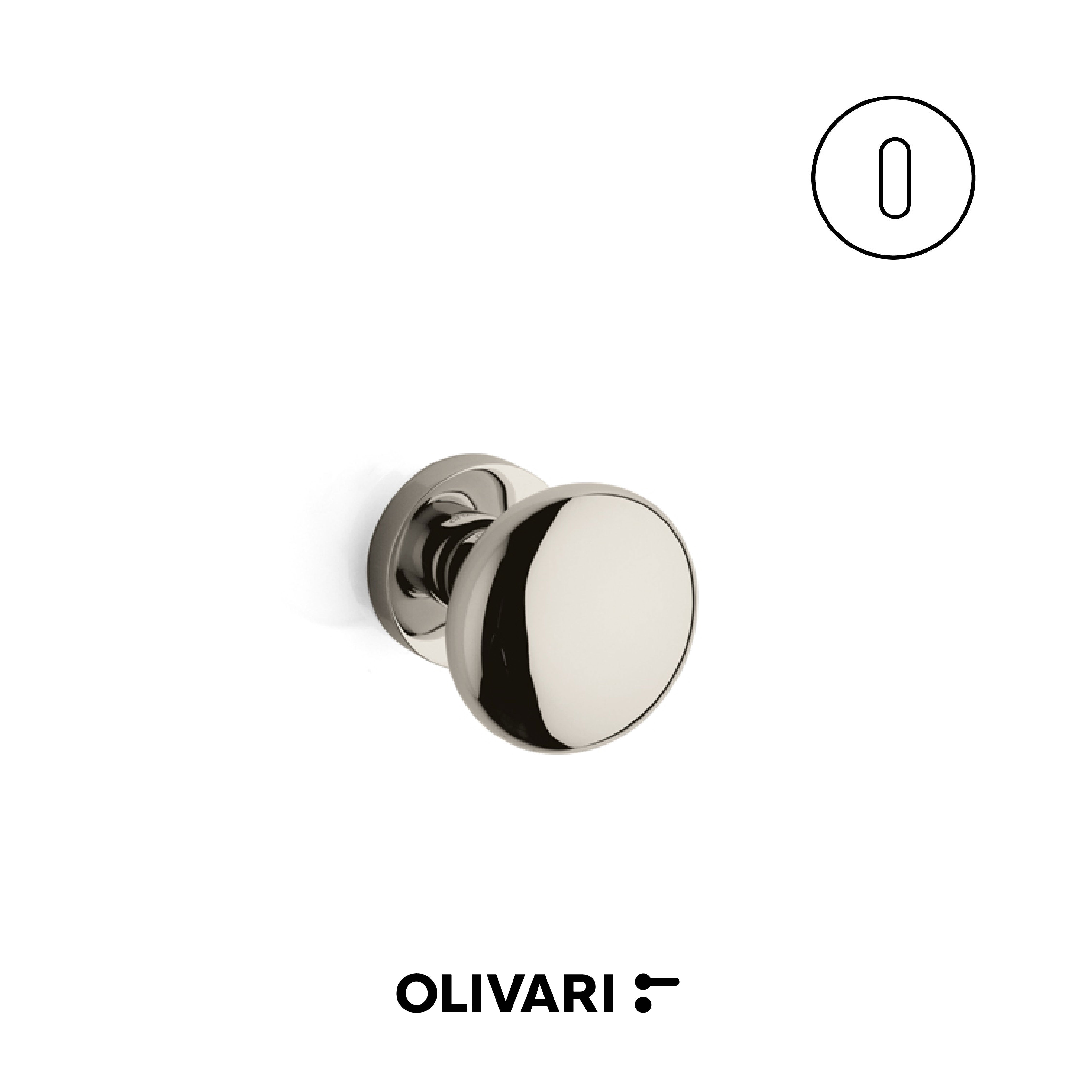 Olivari Edison Ø60 - Pomoli centrali per porte