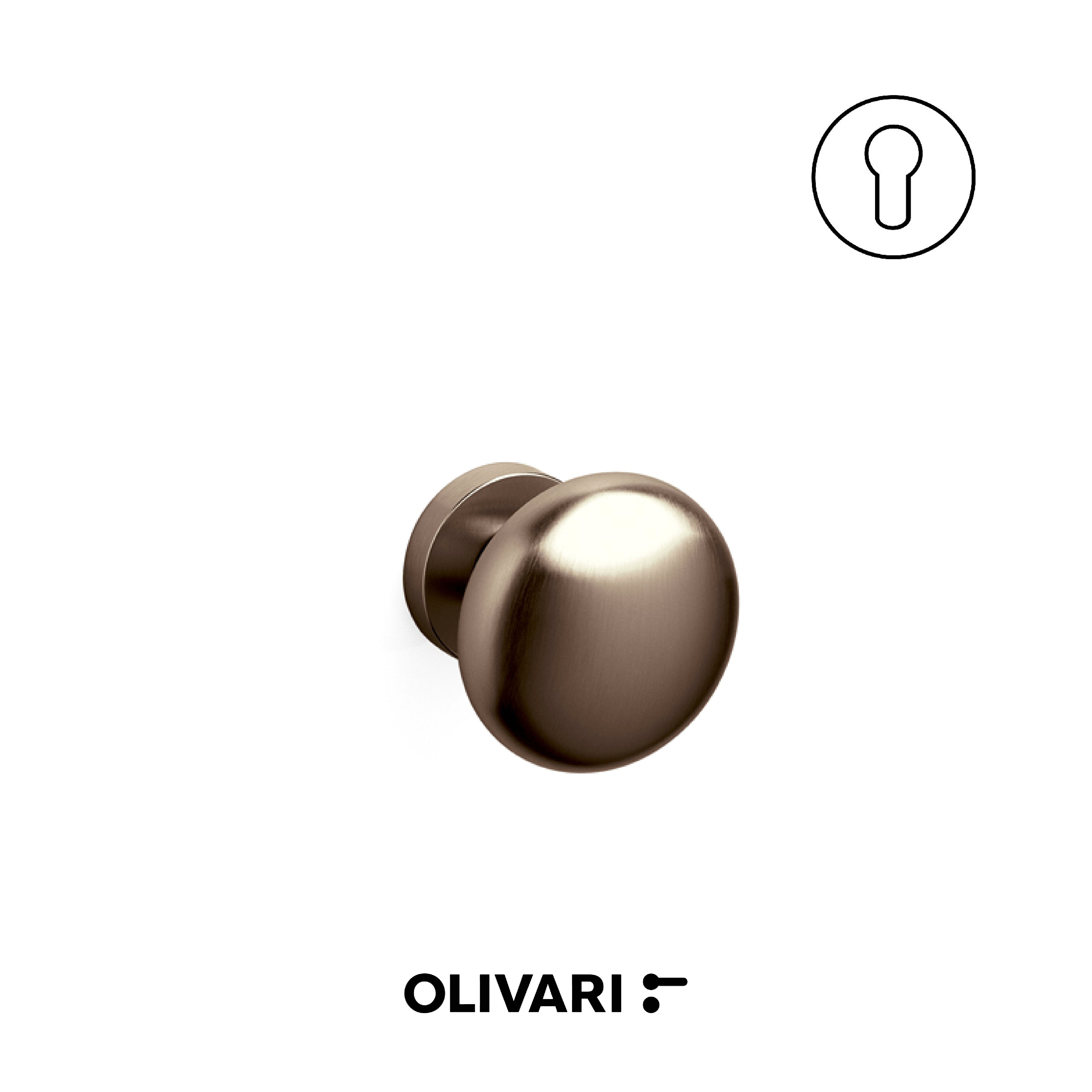 Olivari Edison Ø70 - Pomoli centrali per porte