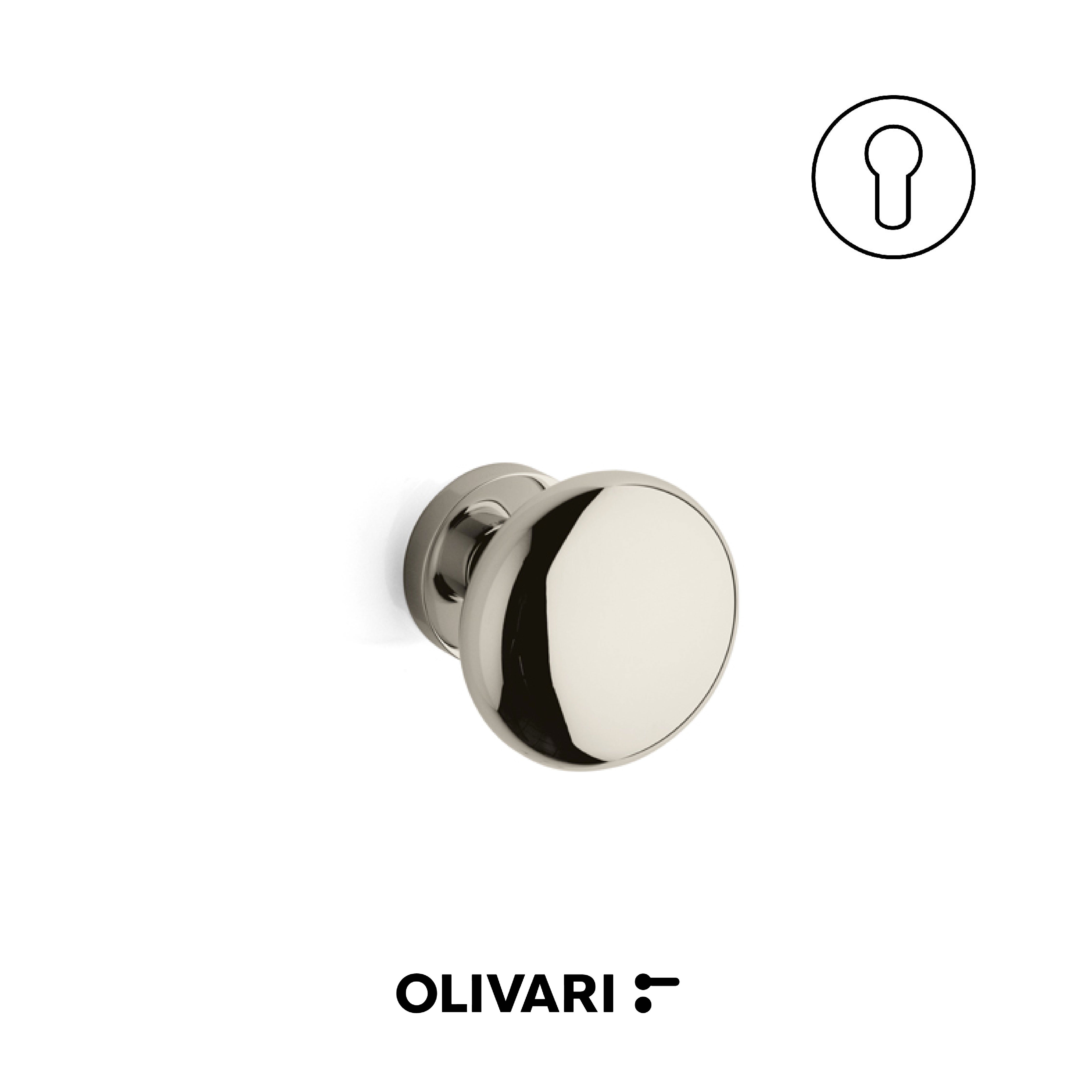 Olivari Edison Ø70 - Pomoli centrali per porte