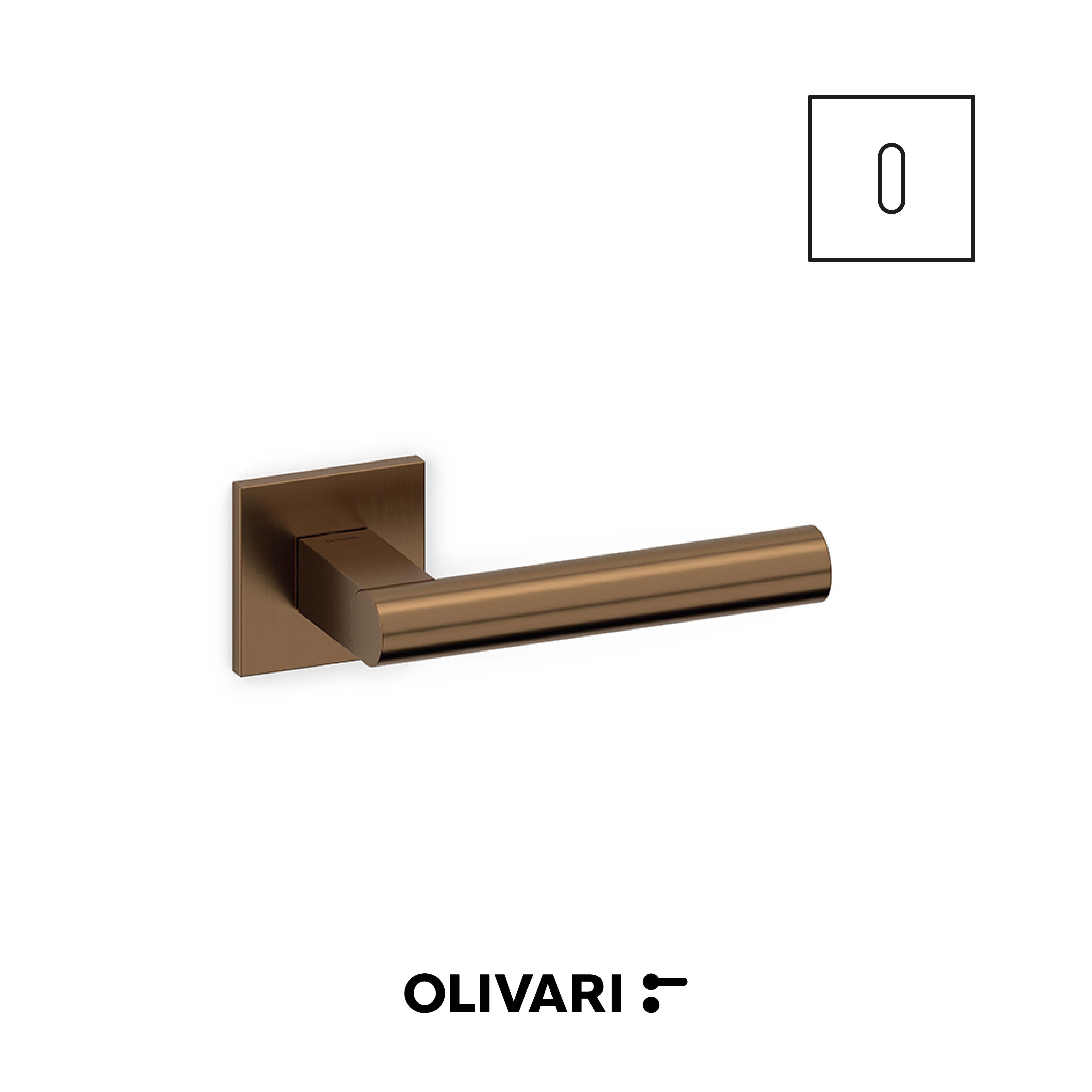 Olivari Euclide Q - Maniglia per porta interna