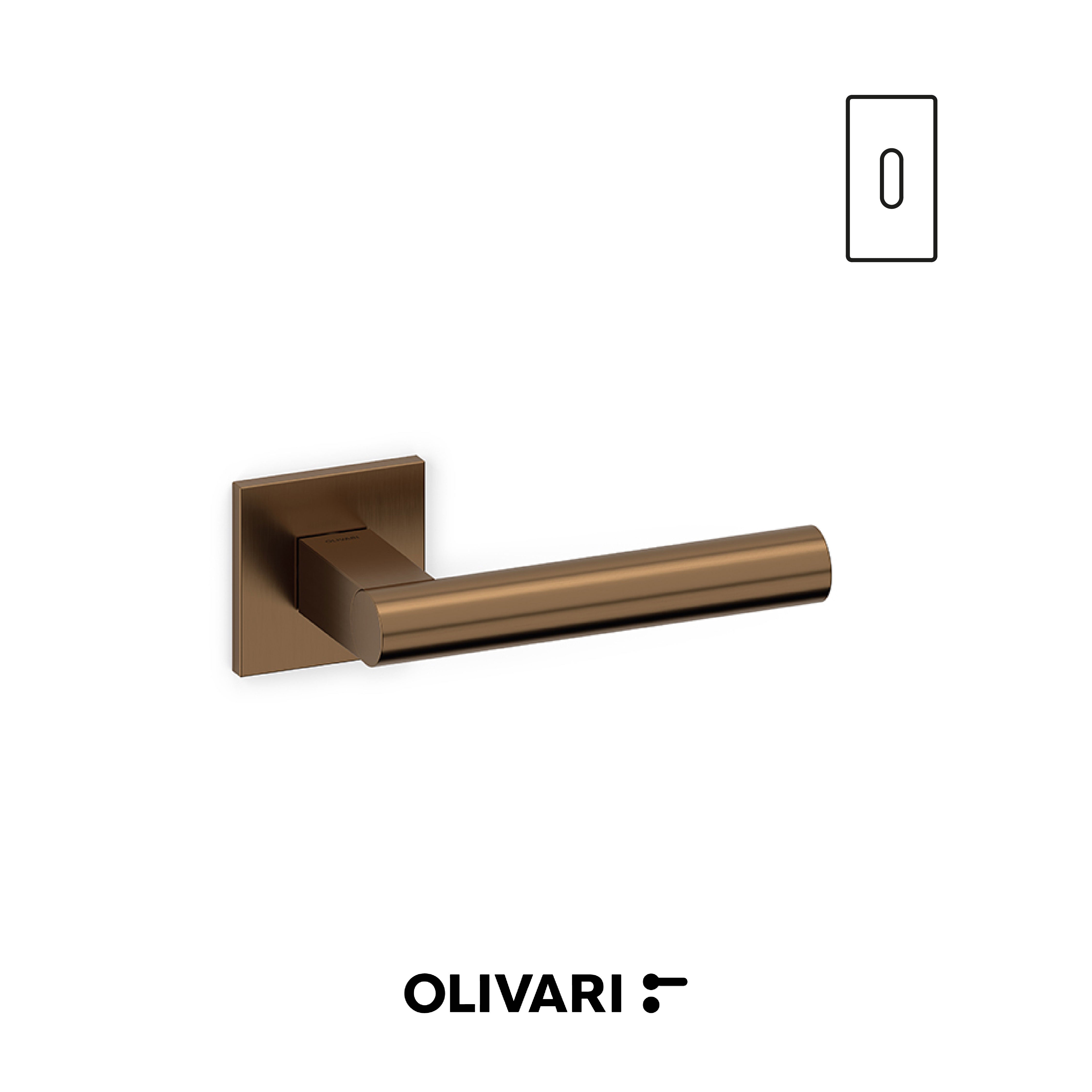 Olivari Euclide Q - Maniglia per porta interna