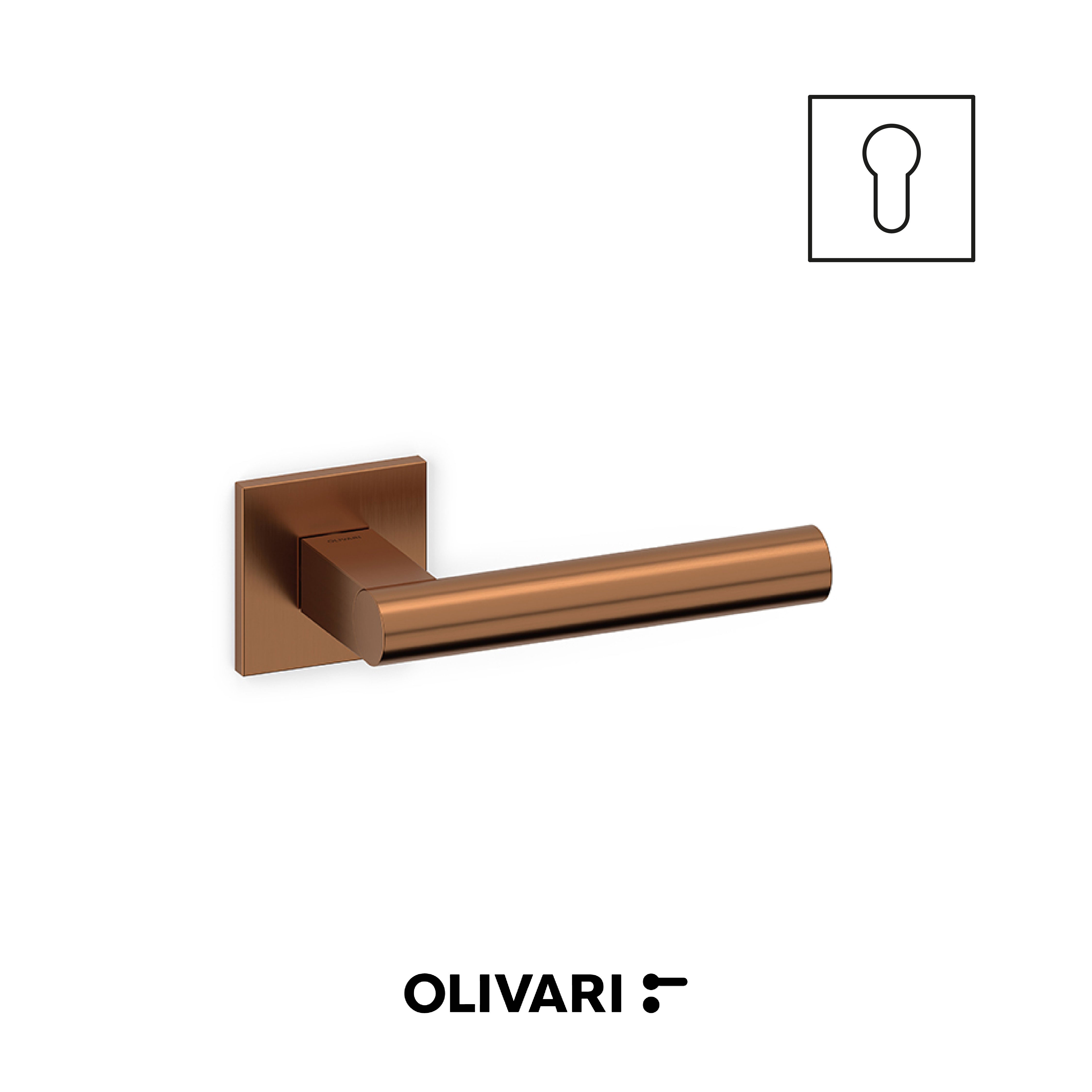 Olivari Euclide Q - Maniglia per porta interna