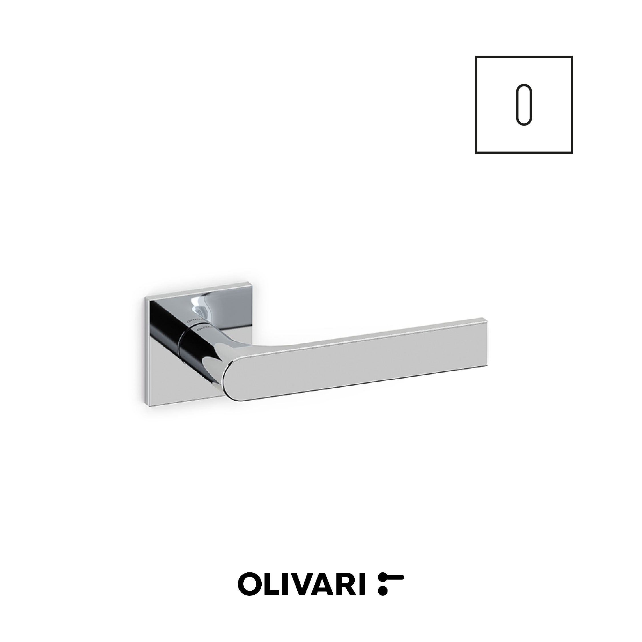 Olivari Gloria Q - Maniglia per porta interna