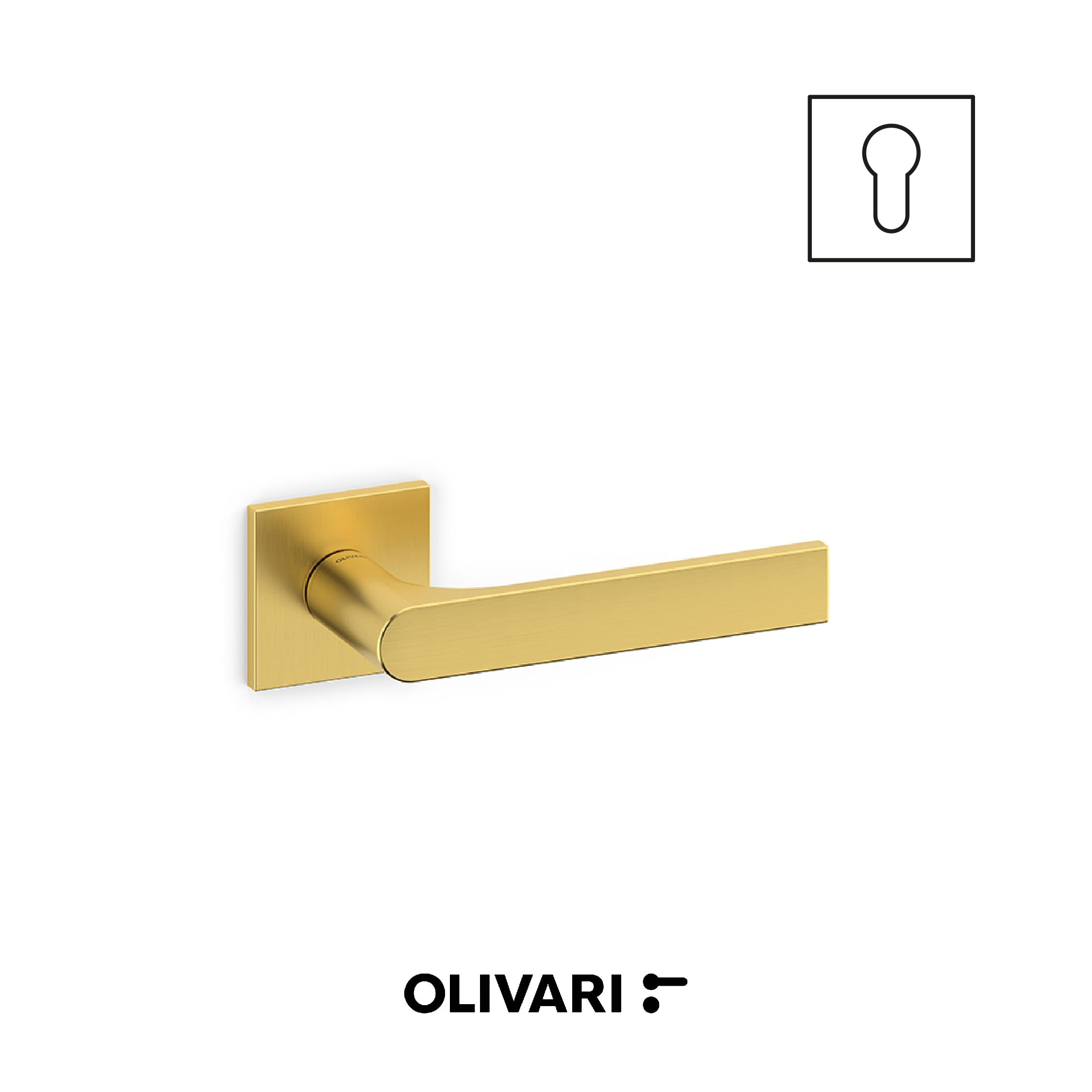 Olivari Gloria Q - Maniglia per porta interna