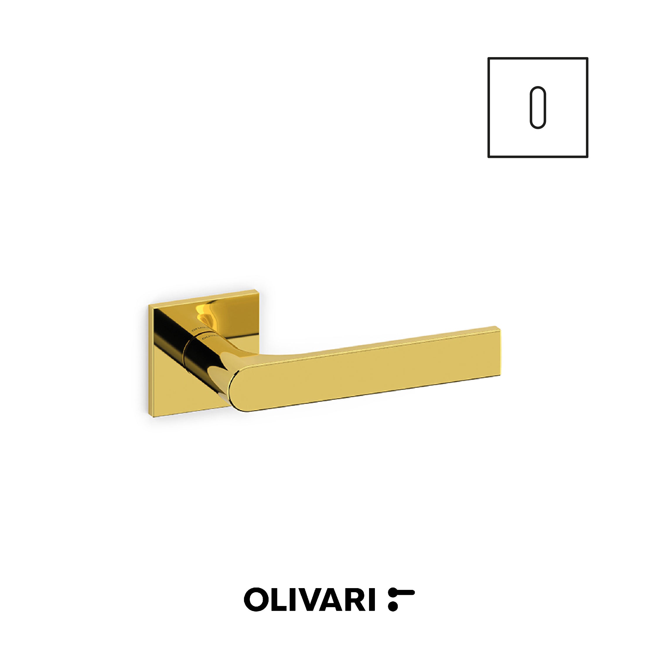 Olivari Gloria Q - Maniglia per porta interna