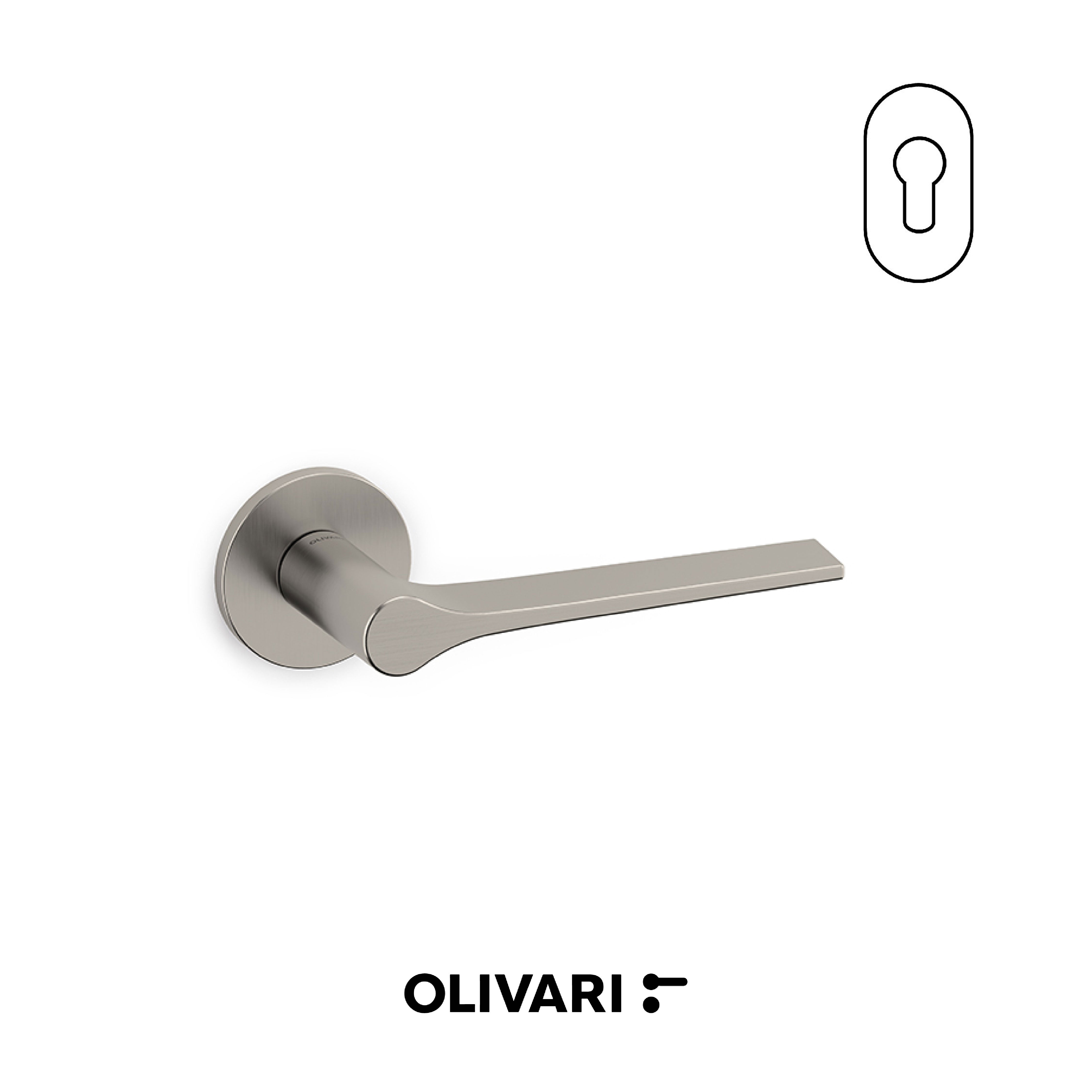 Olivari Lama L - Maniglia per porta interna
