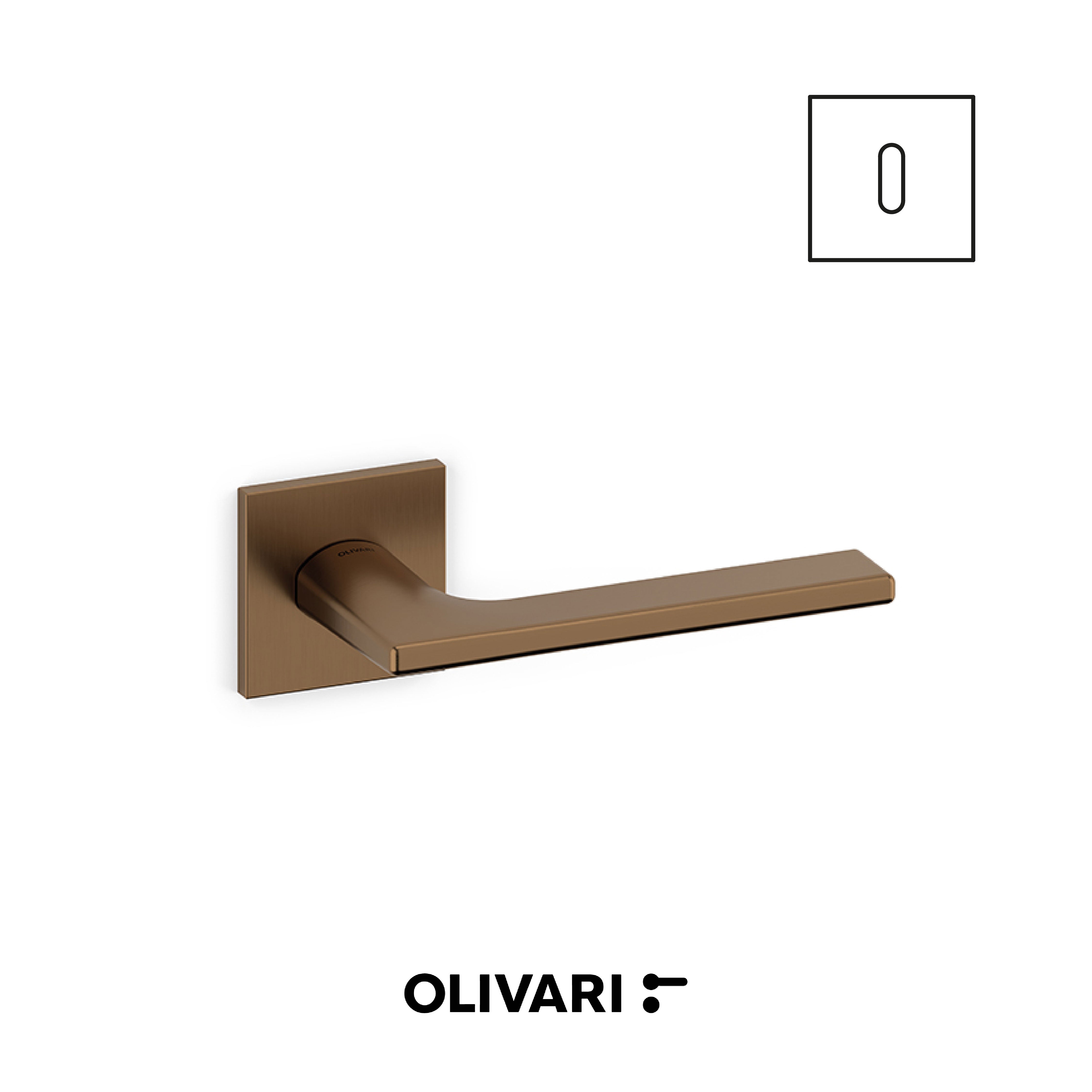 Olivari Lotus Q - Maniglia per porta interna