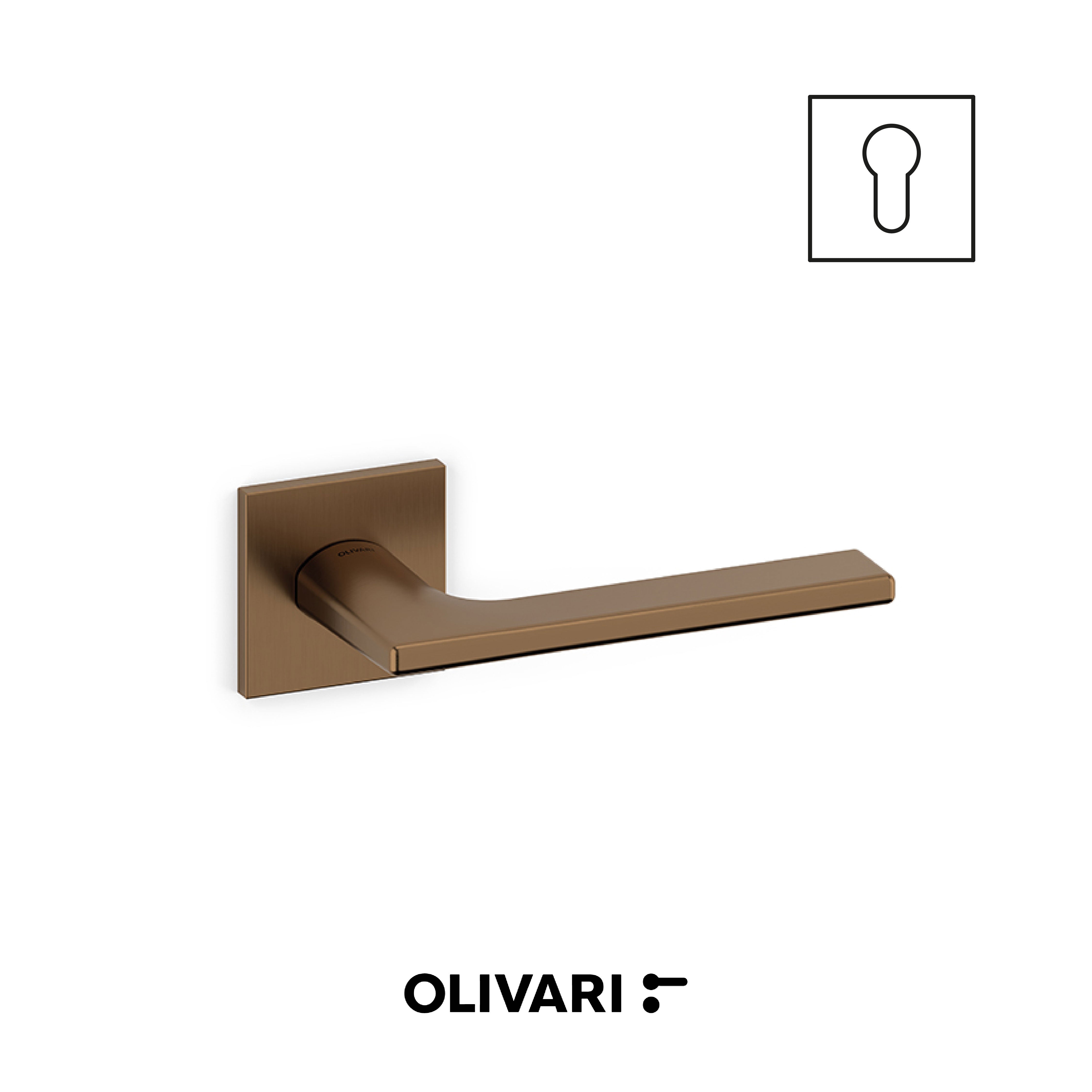 Olivari Lotus Q - Maniglia per porta interna