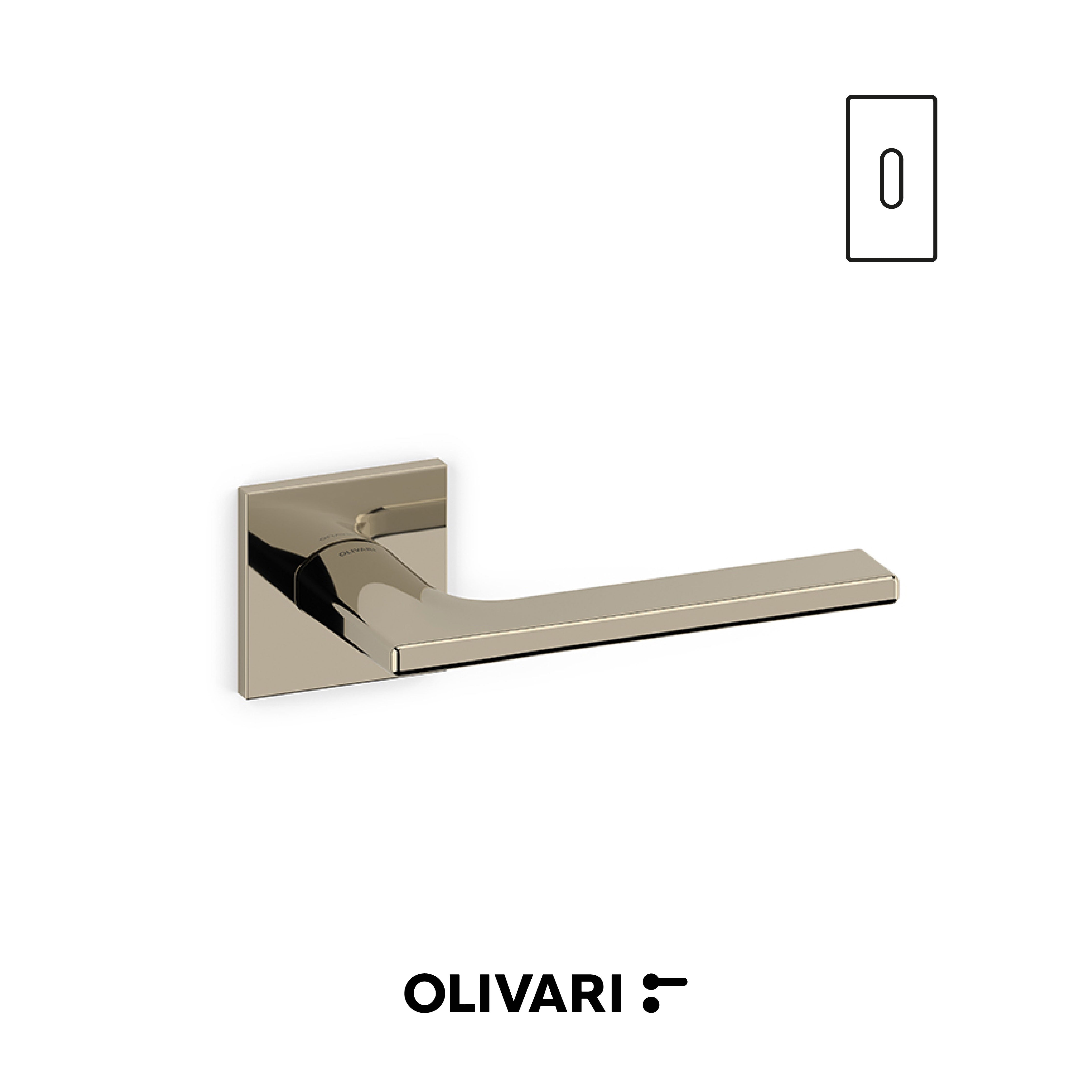 Olivari Lotus Q - Maniglia per porta interna