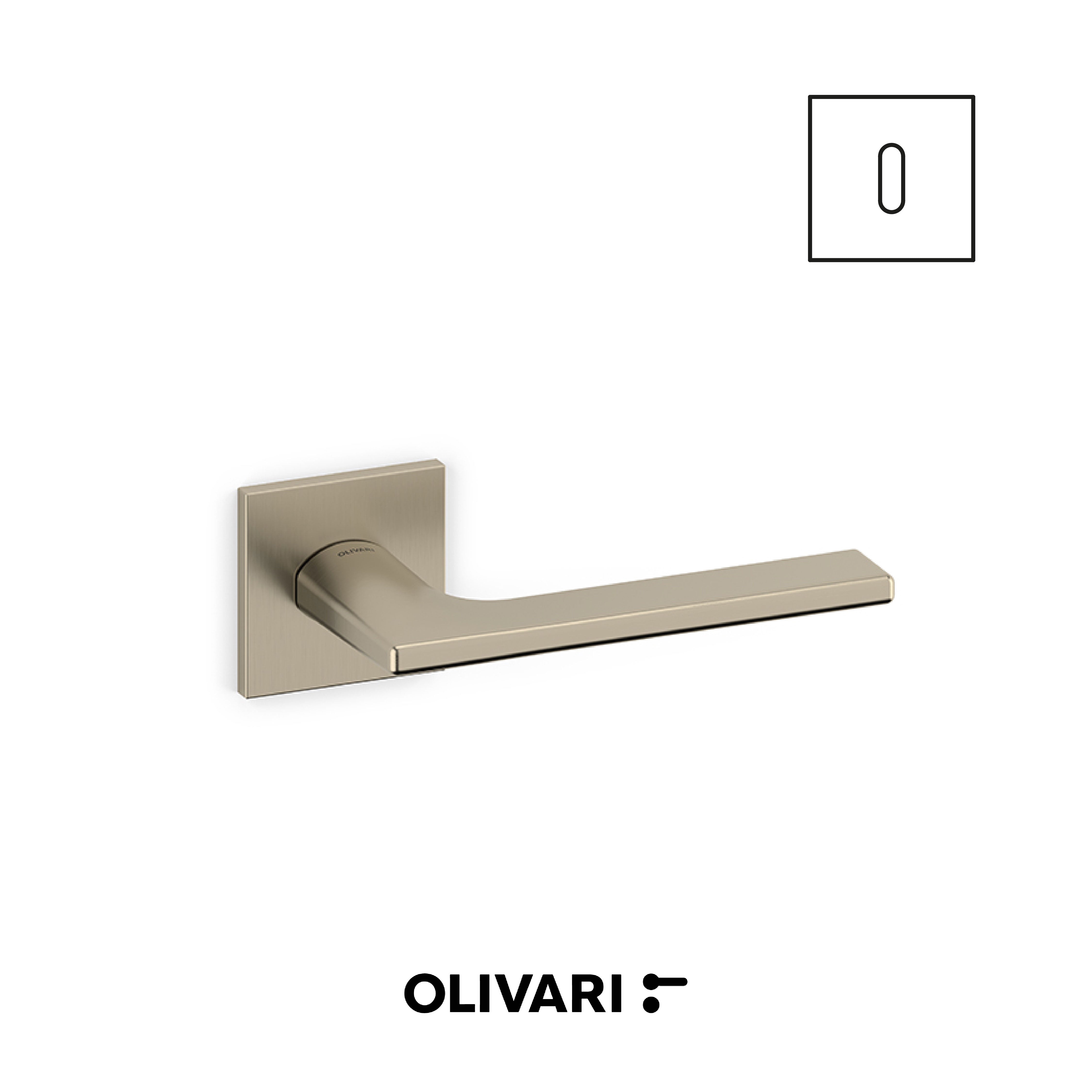 Olivari Lotus Q - Maniglia per porta interna