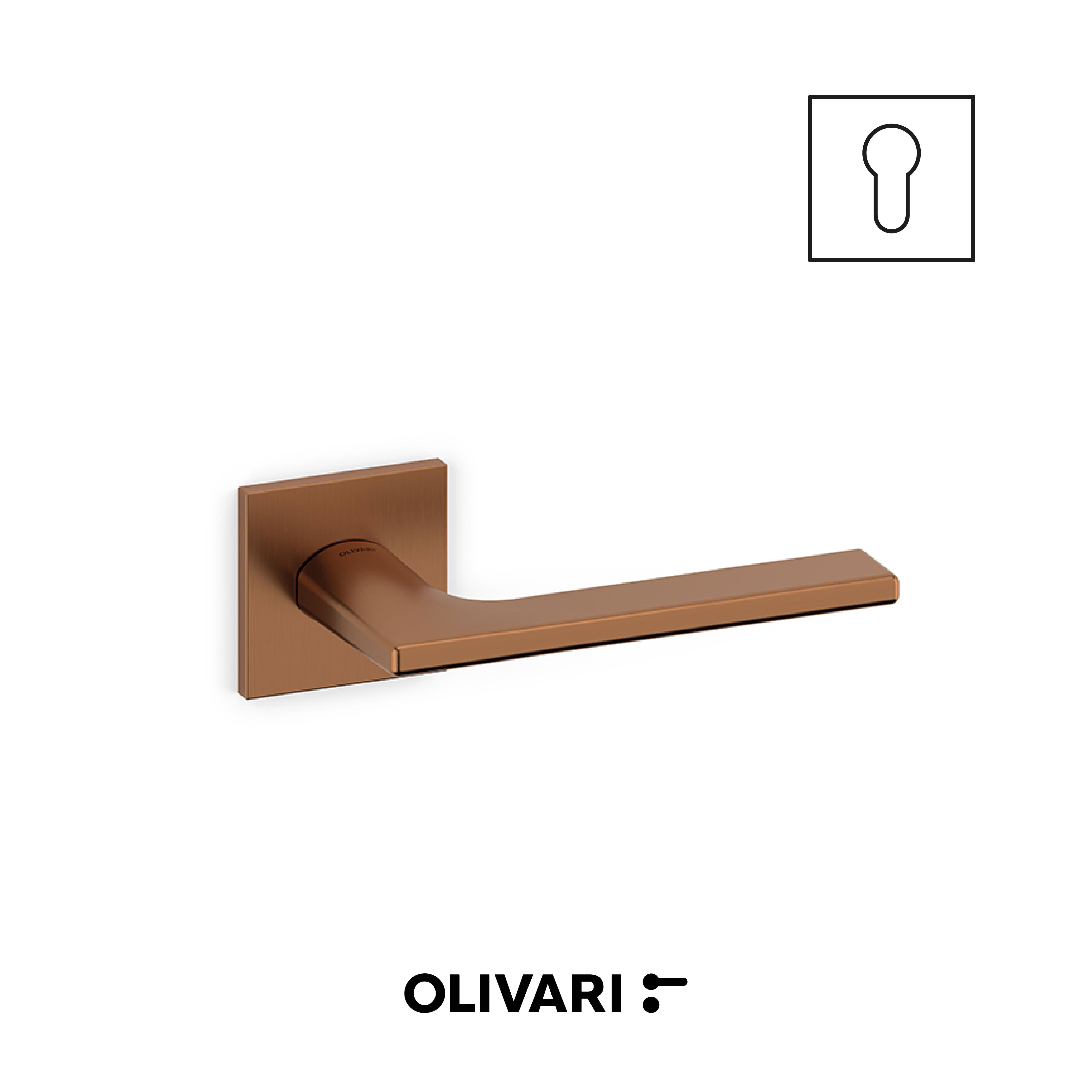 Olivari Lotus Q - Maniglia per porta interna
