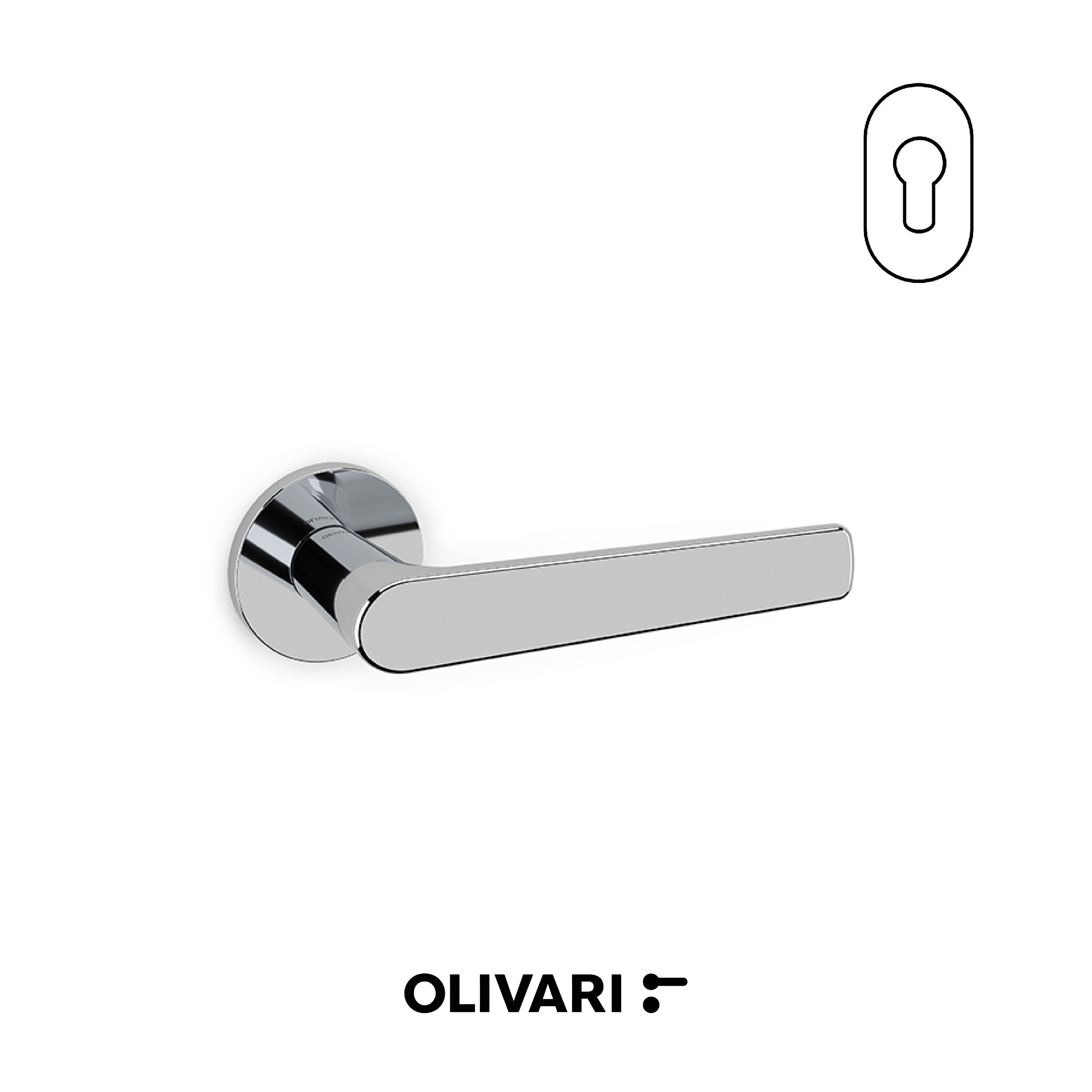 Olivari Lugano - Maniglia per porta interna