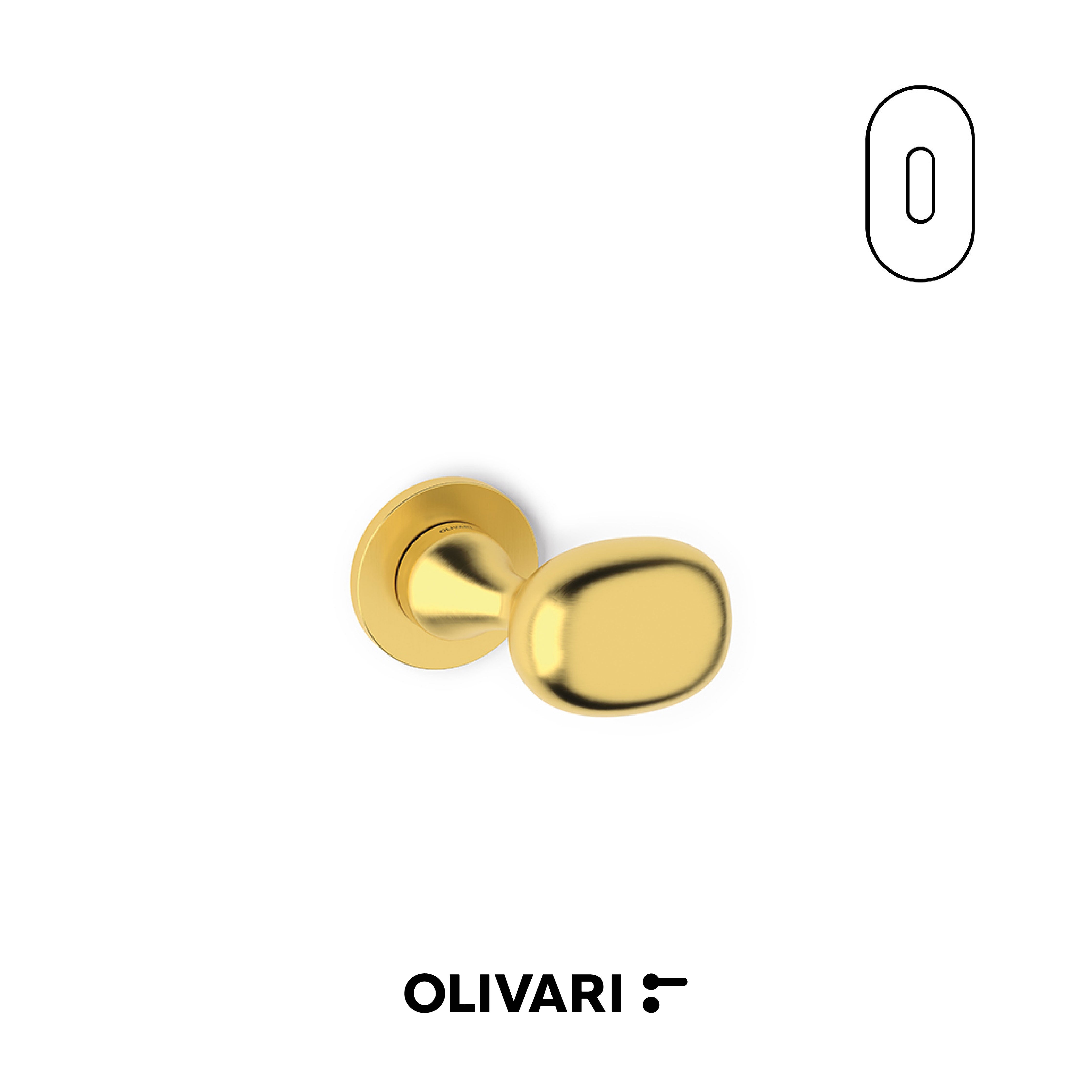 Olivari Melanzana - Pomoli zancati per porte