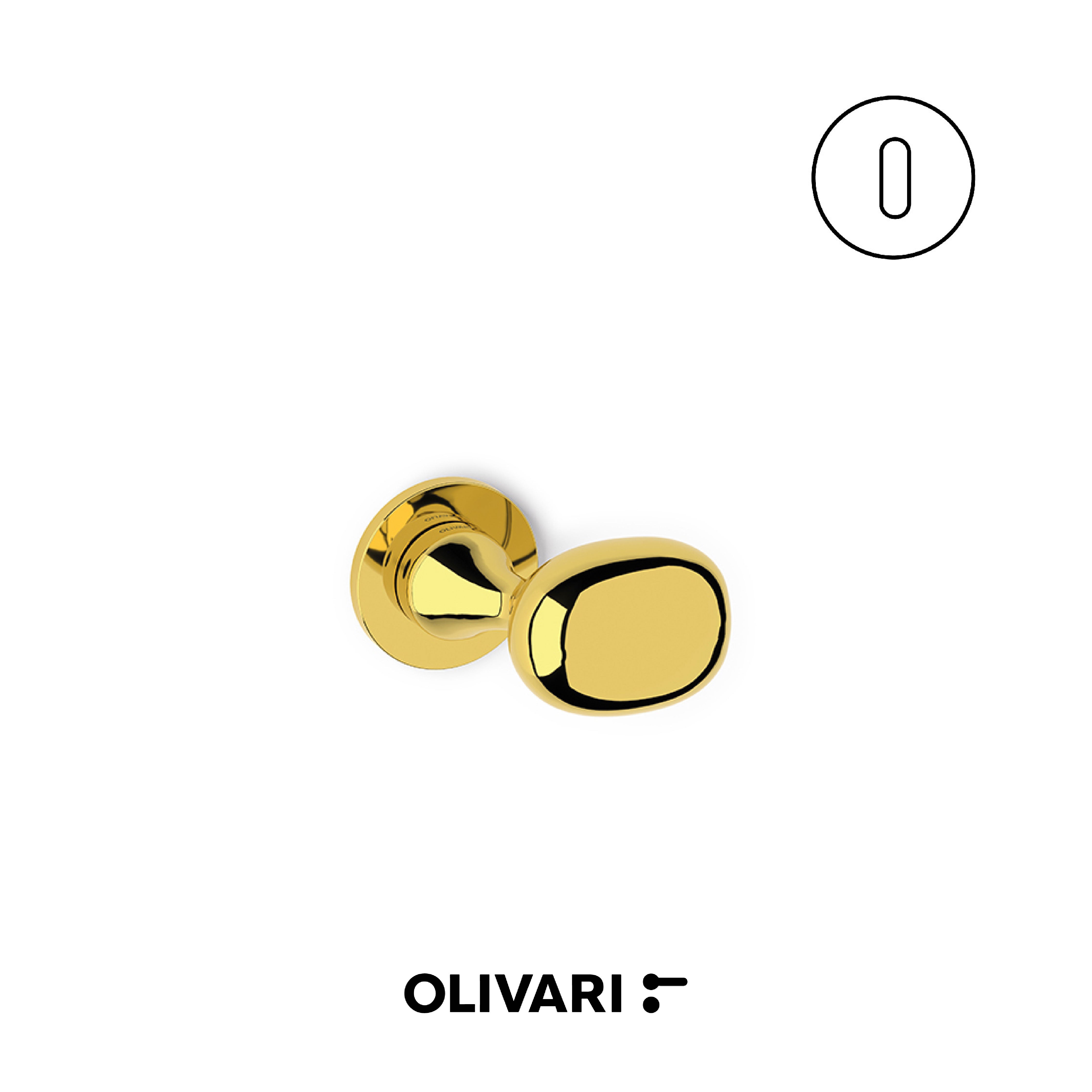 Olivari Melanzana - Pomoli zancati per porte