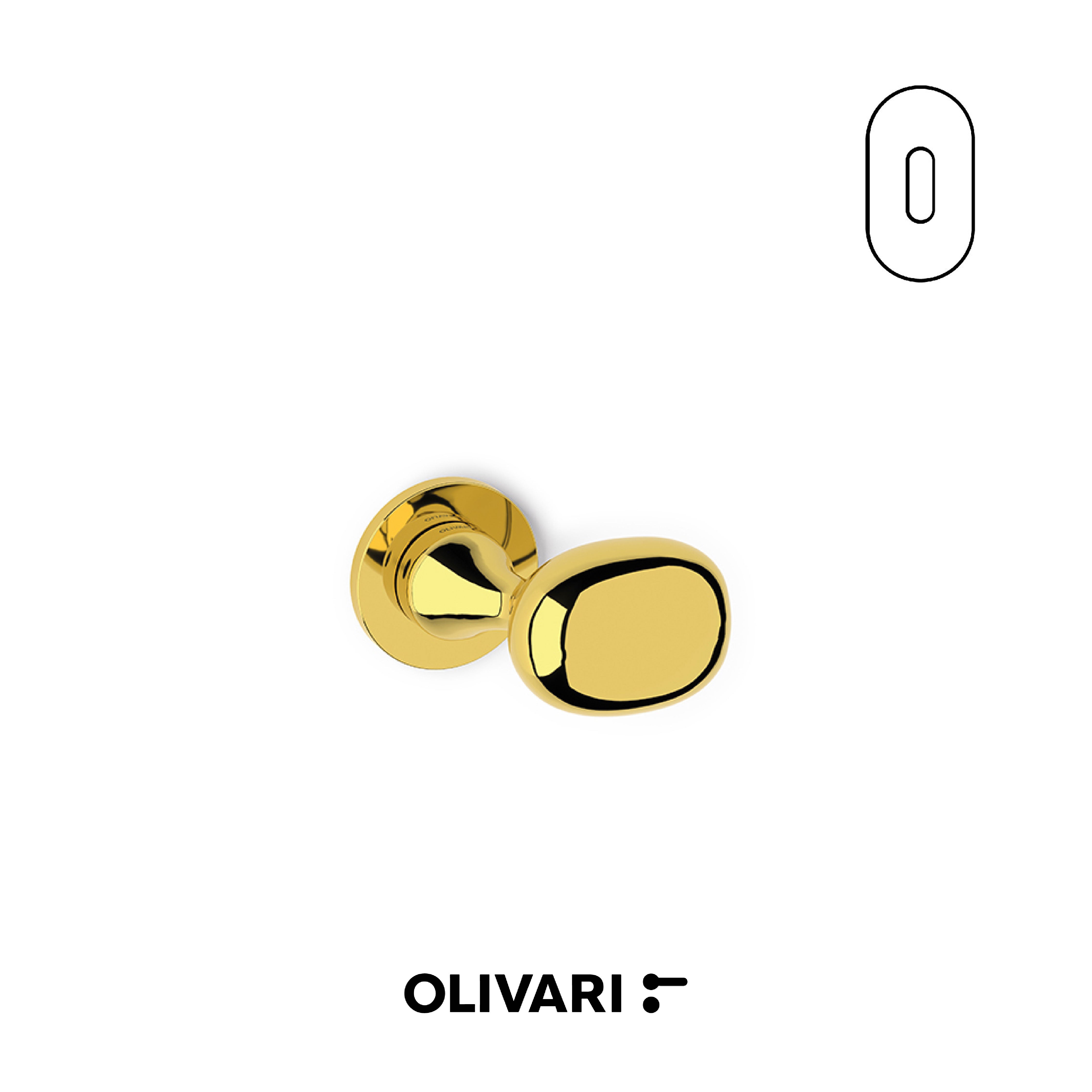 Olivari Melanzana - Pomoli zancati per porte