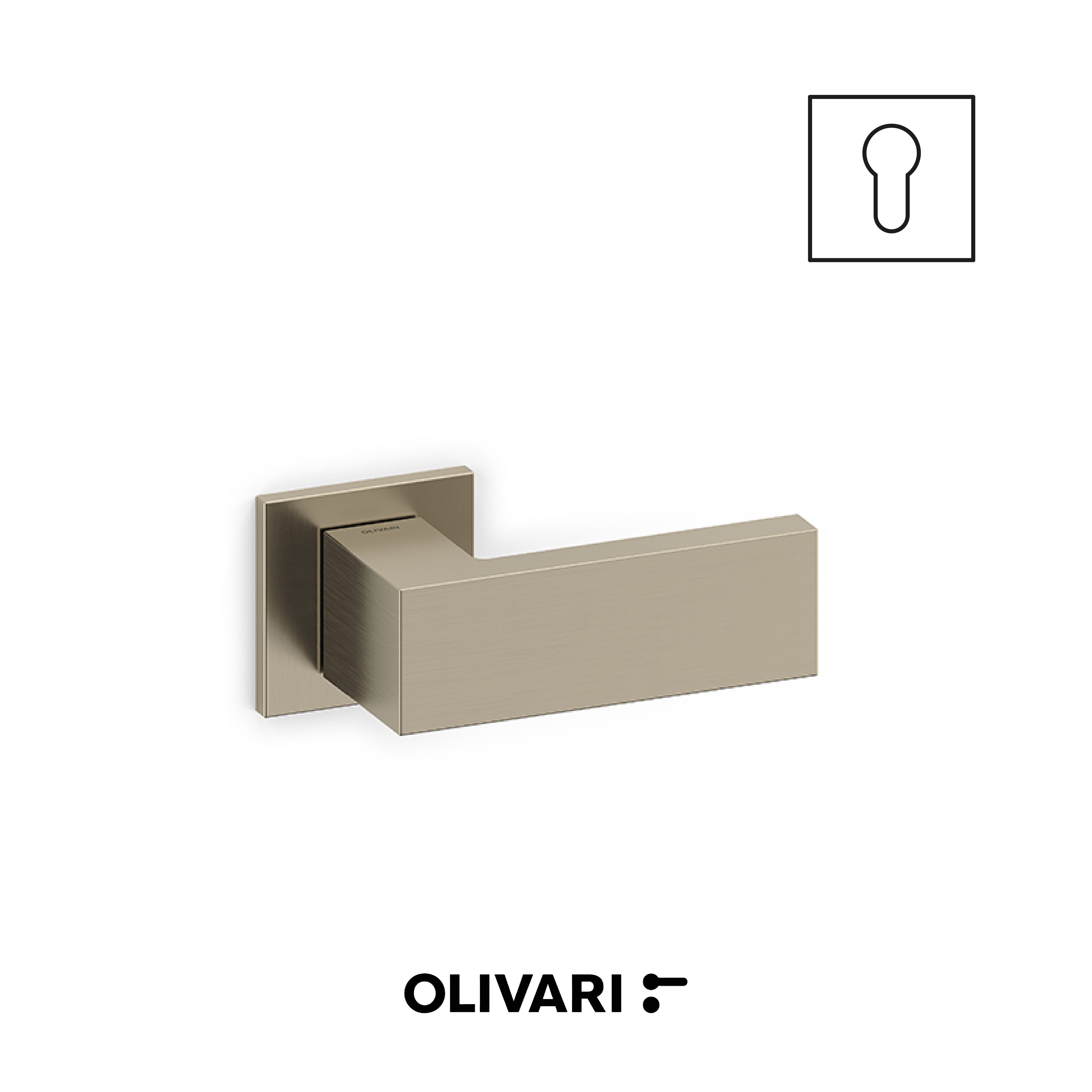 Olivari Planet Q Bassa - Pomoli per porte zancati