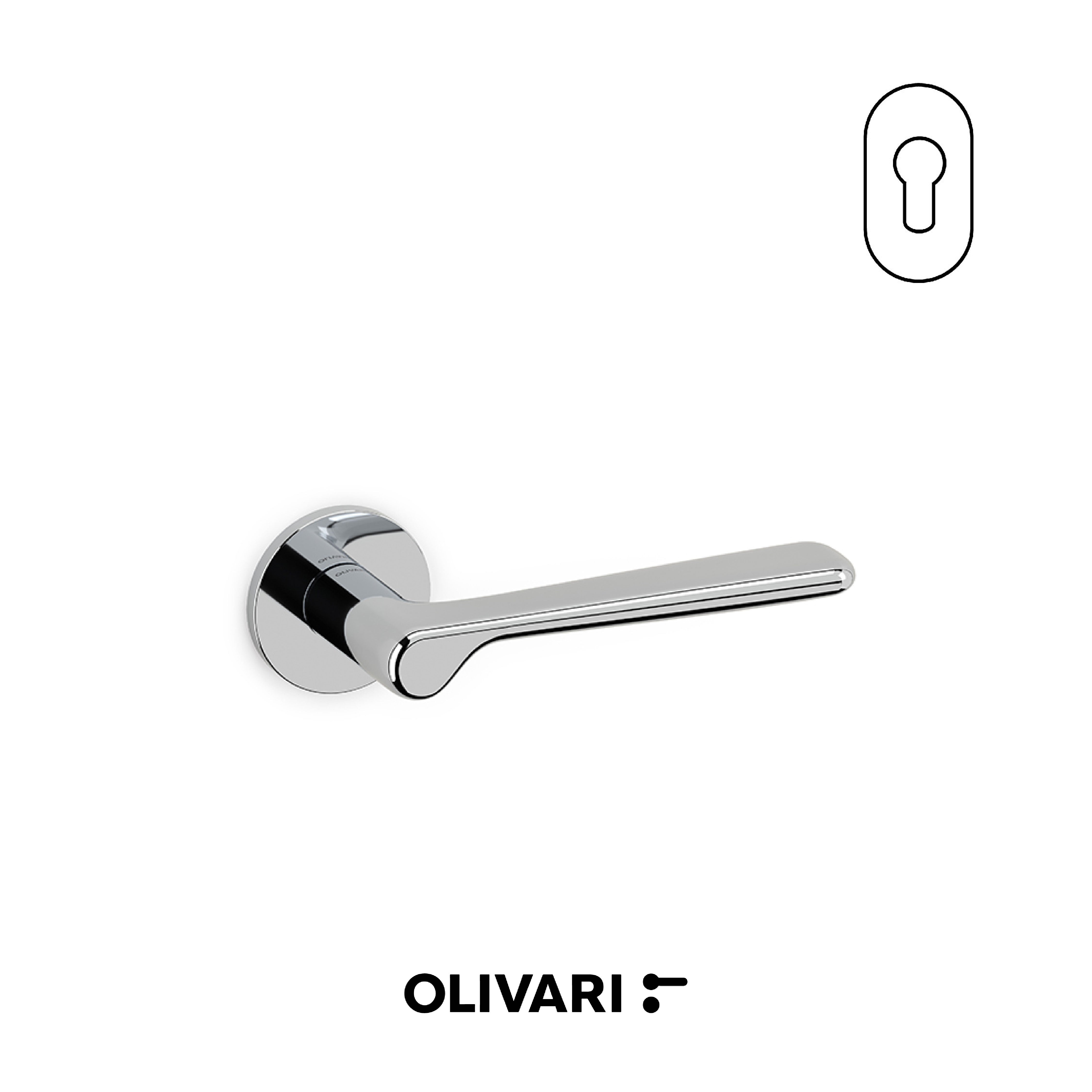 Olivari Plume - Maniglia per porta interna