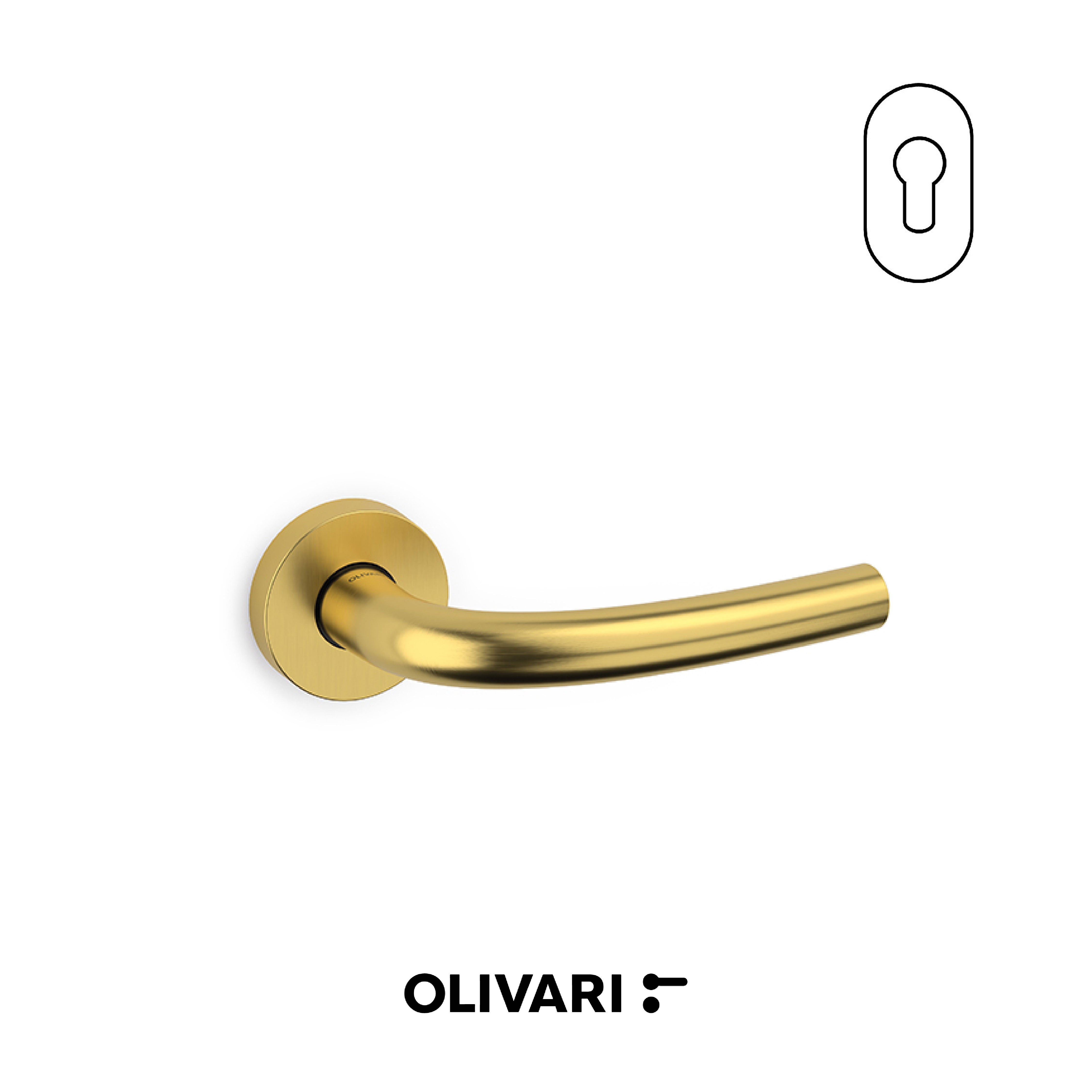 Olivari Tizianella F - Maniglia per porta interna