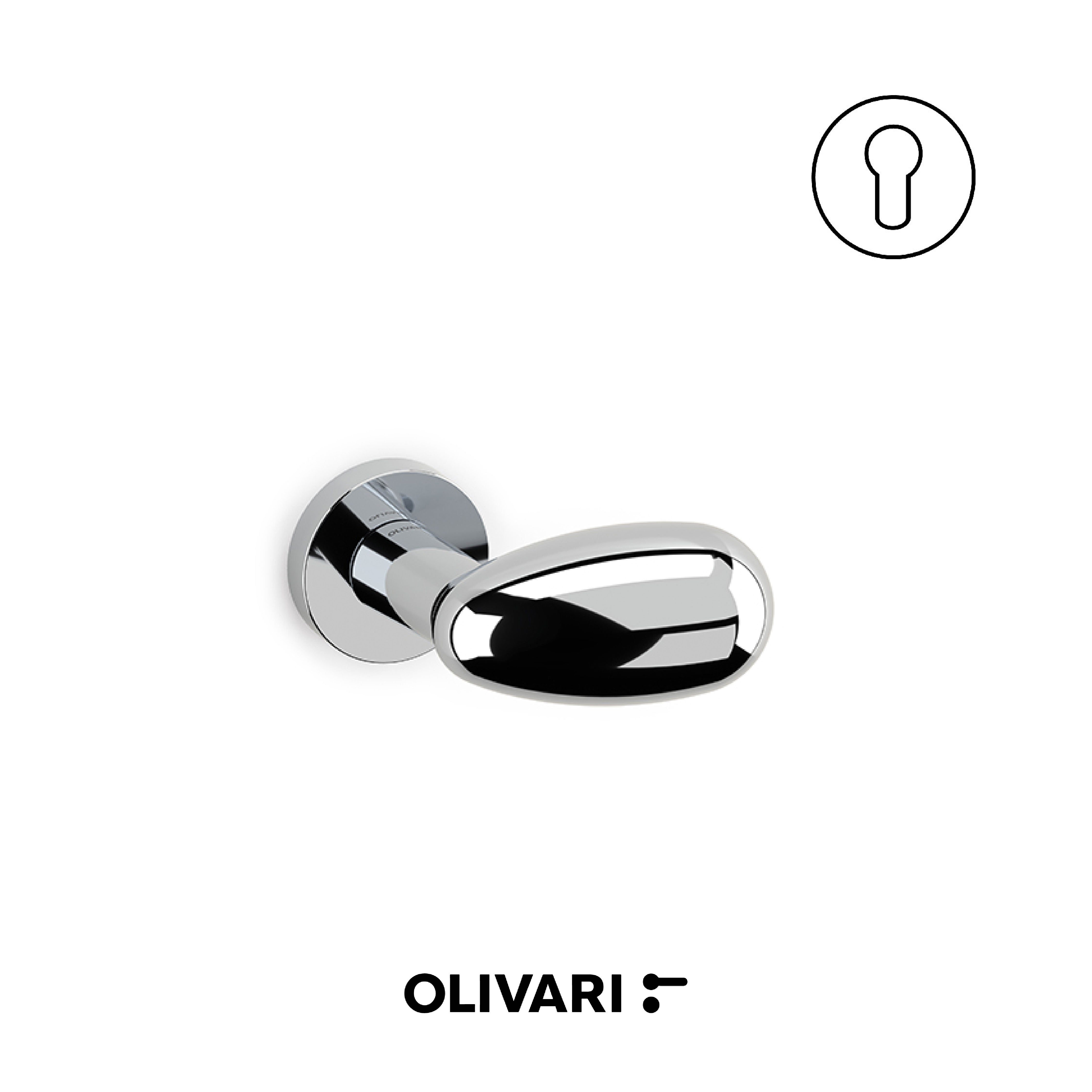Olivari Uovo - Maniglia per porta interna