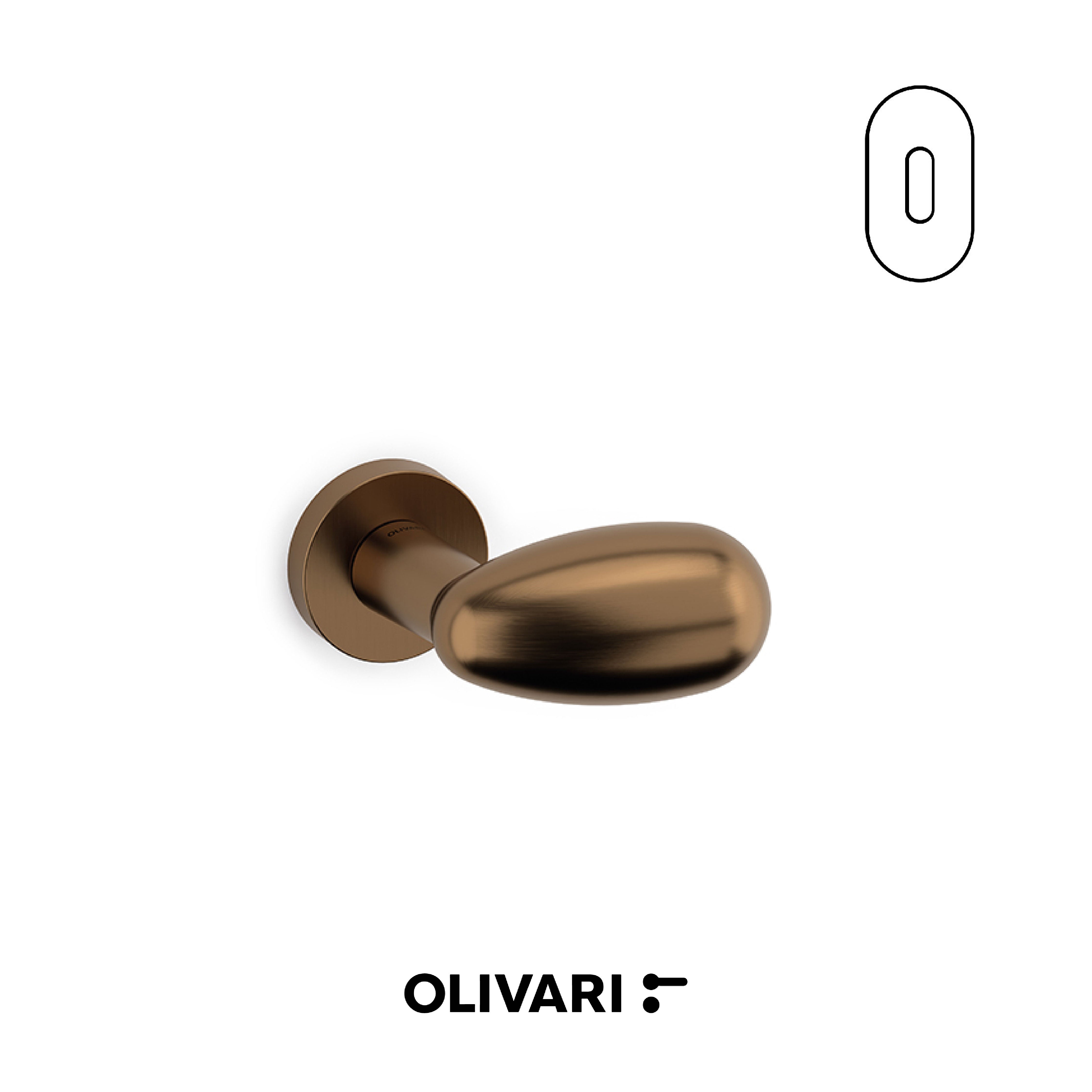 Olivari Uovo - Maniglia per porta interna