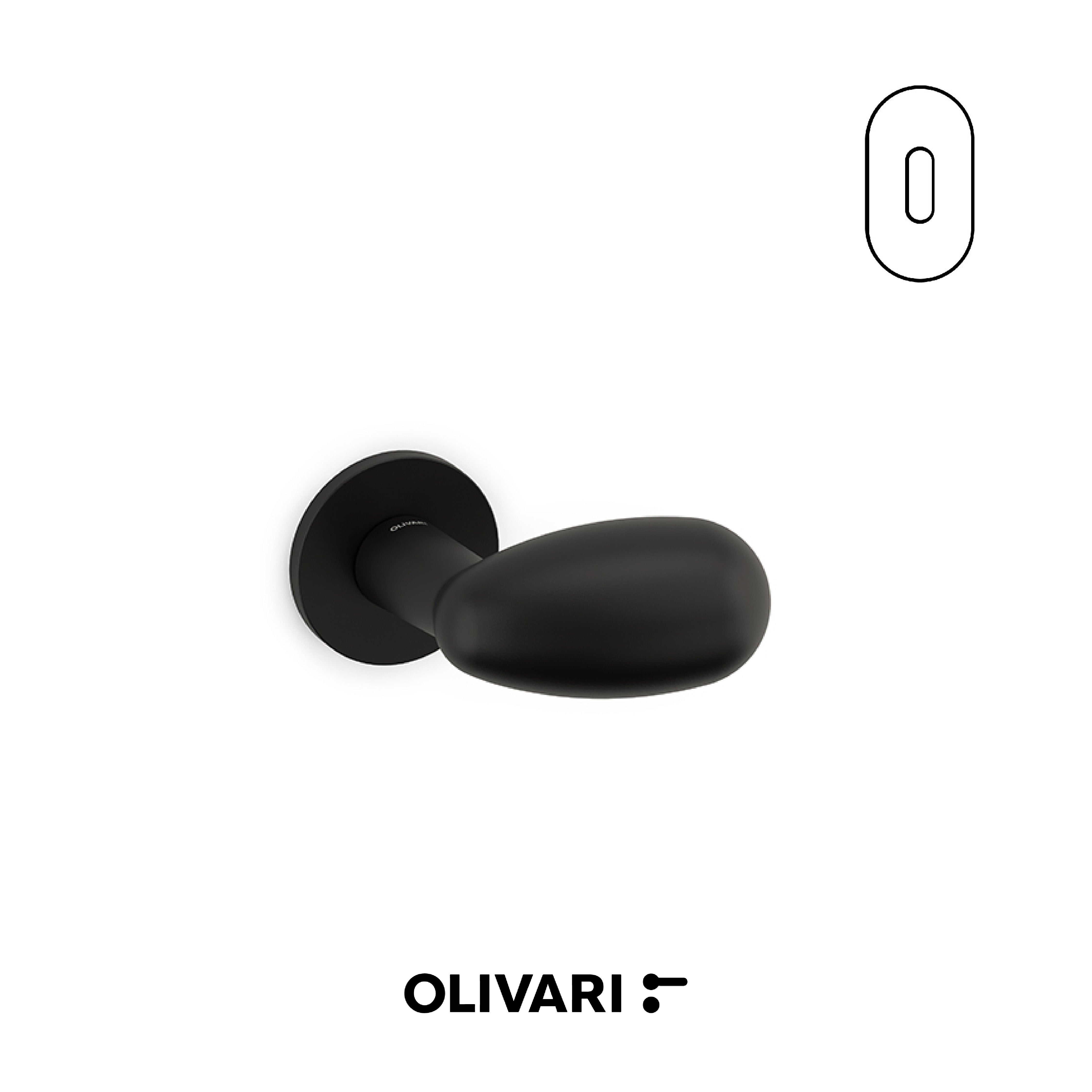 Olivari Uovo - Maniglia per porta interna