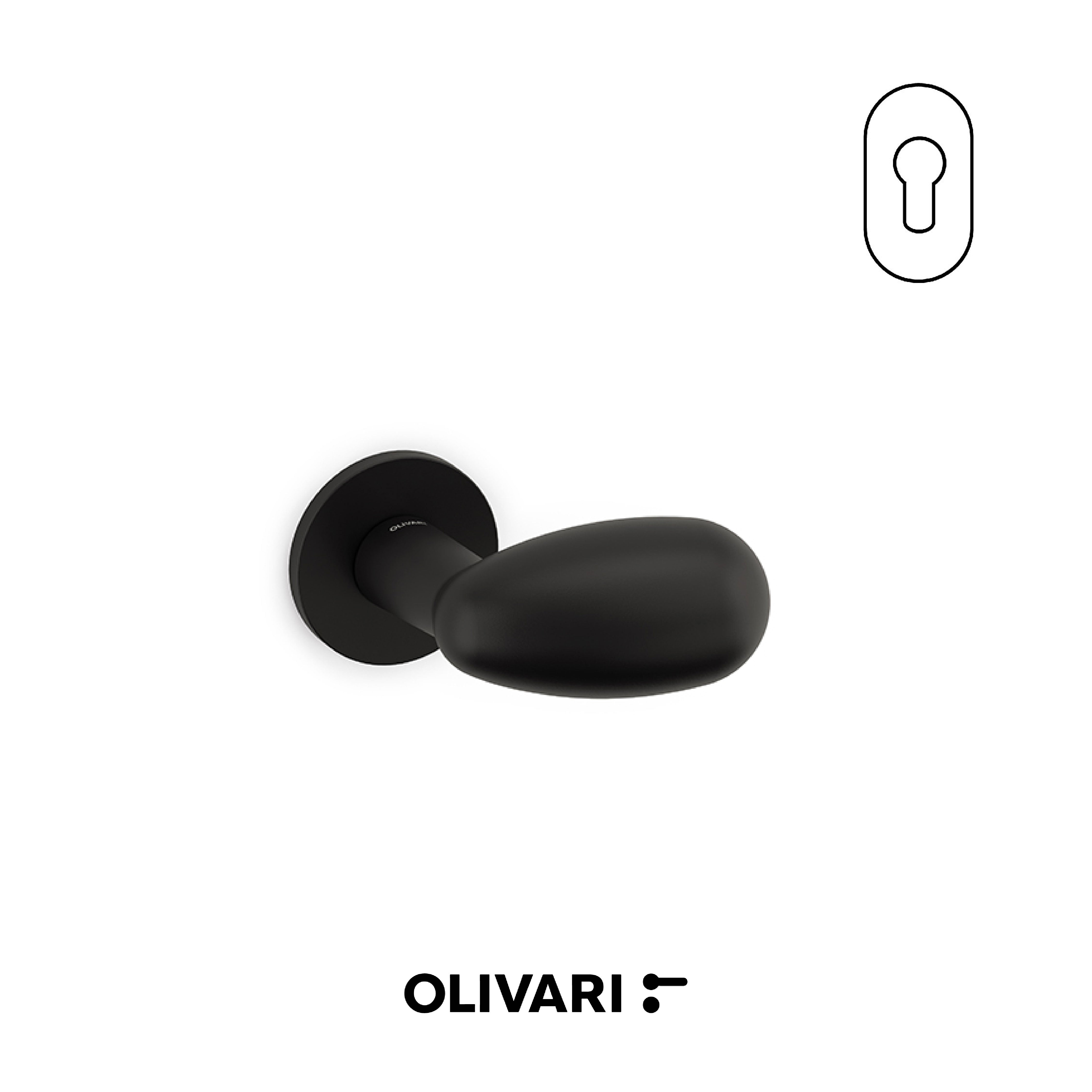 Olivari Uovo - Maniglia per porta interna