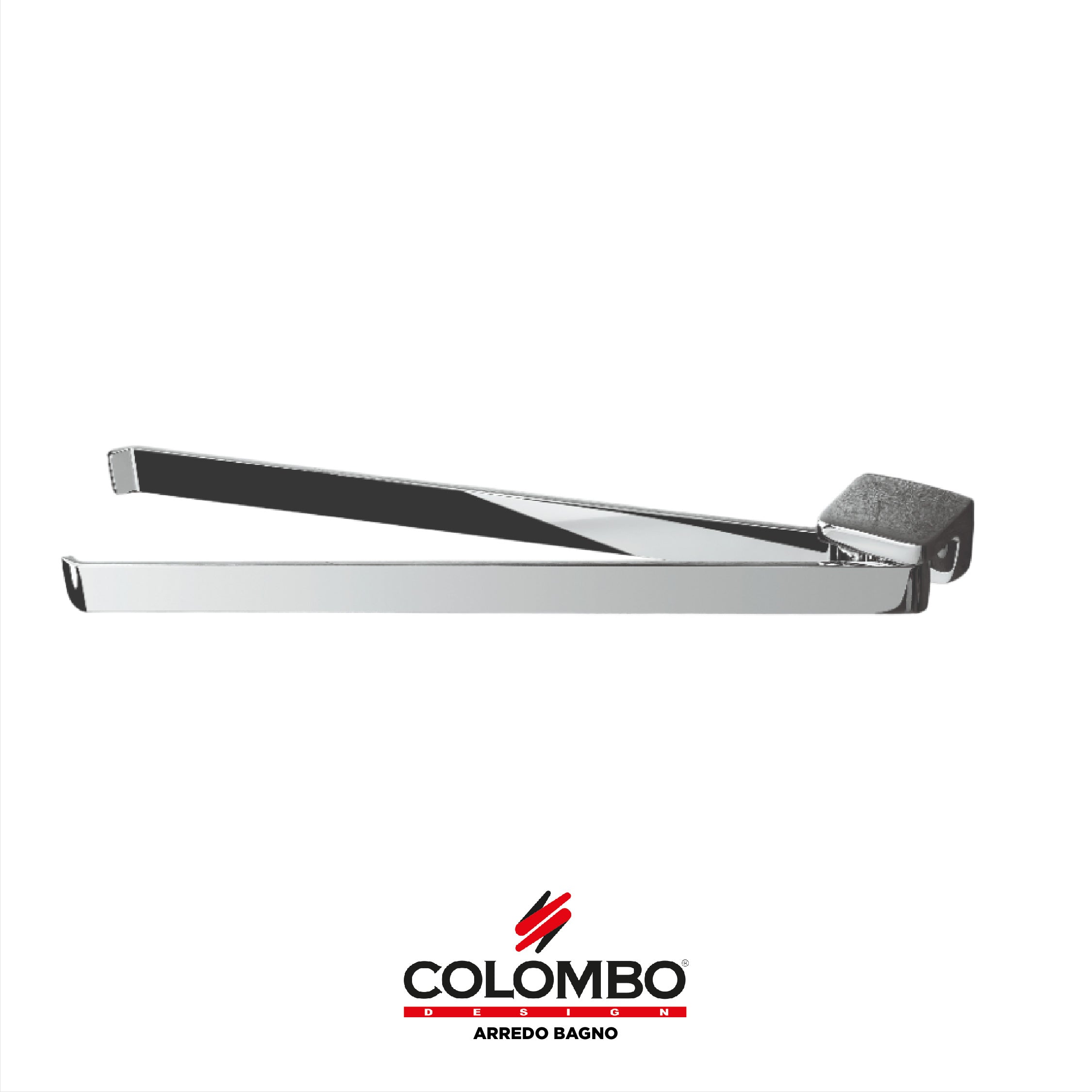 Alizé Porta salvietta doppio a snodo - Colombo design arredo bagno - Imhoff Handles