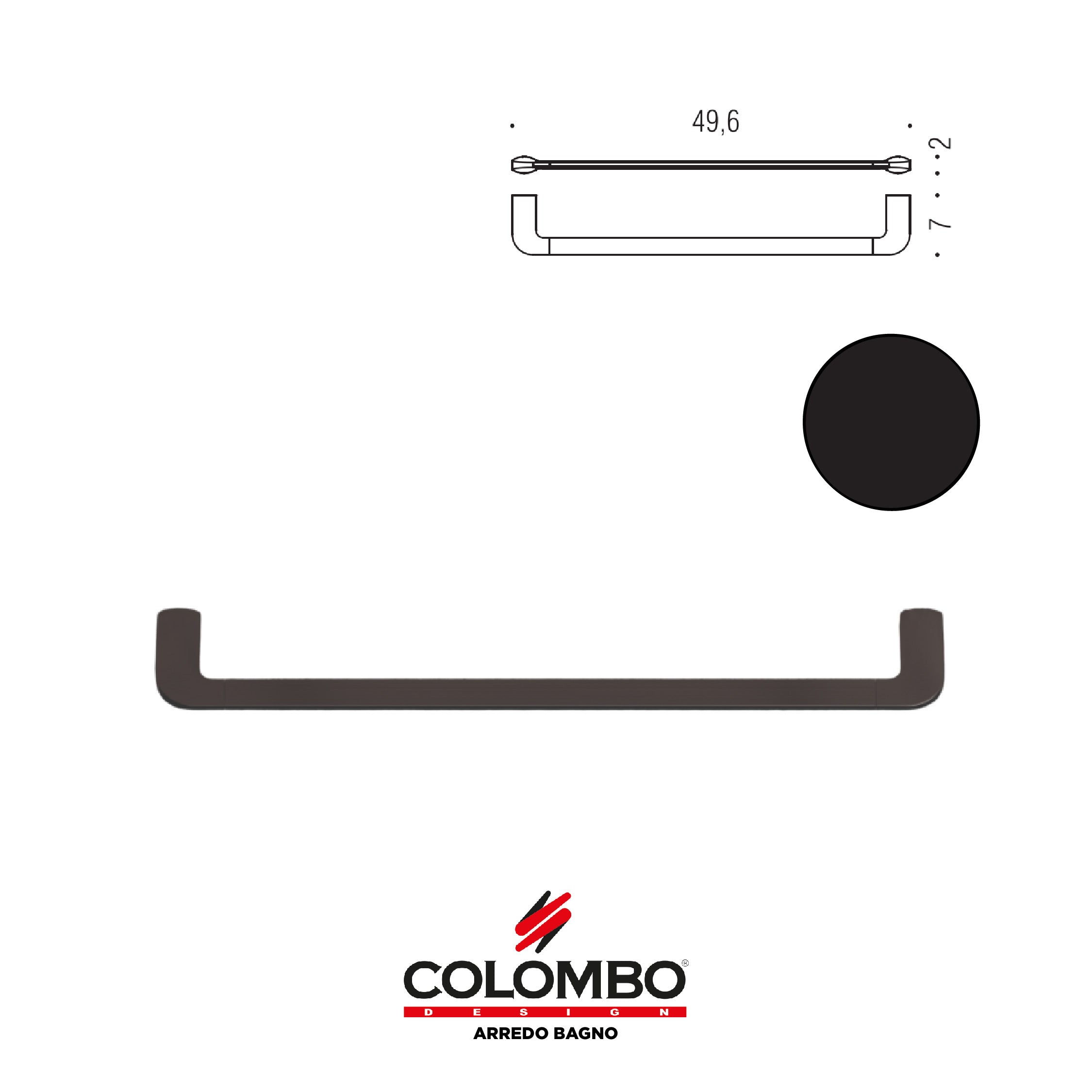 Trenta Porta salvietta - Colombo design arredo bagno - Imhoff Handles