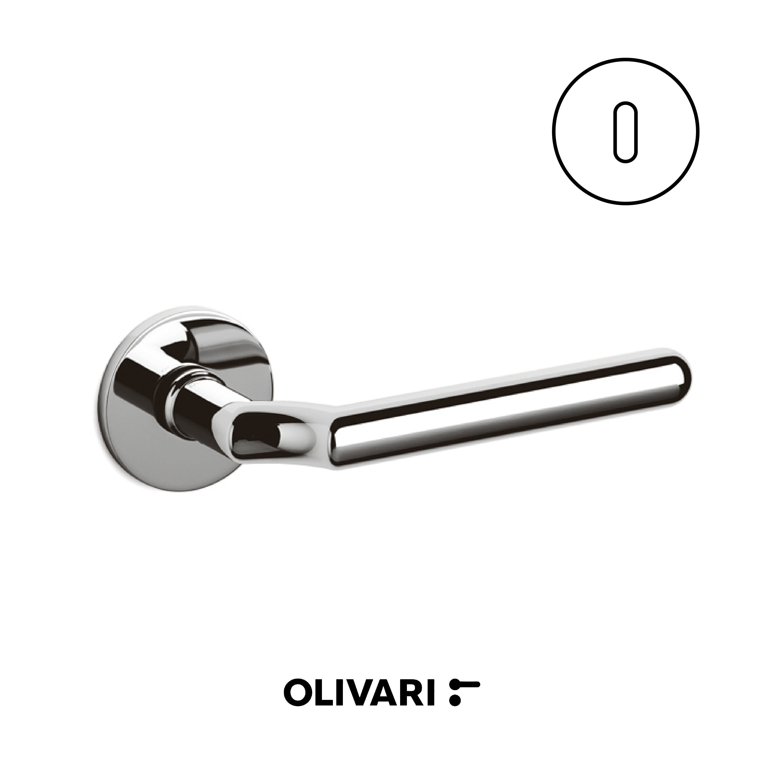 Virgola -  Olivari Maniglia per porta interna