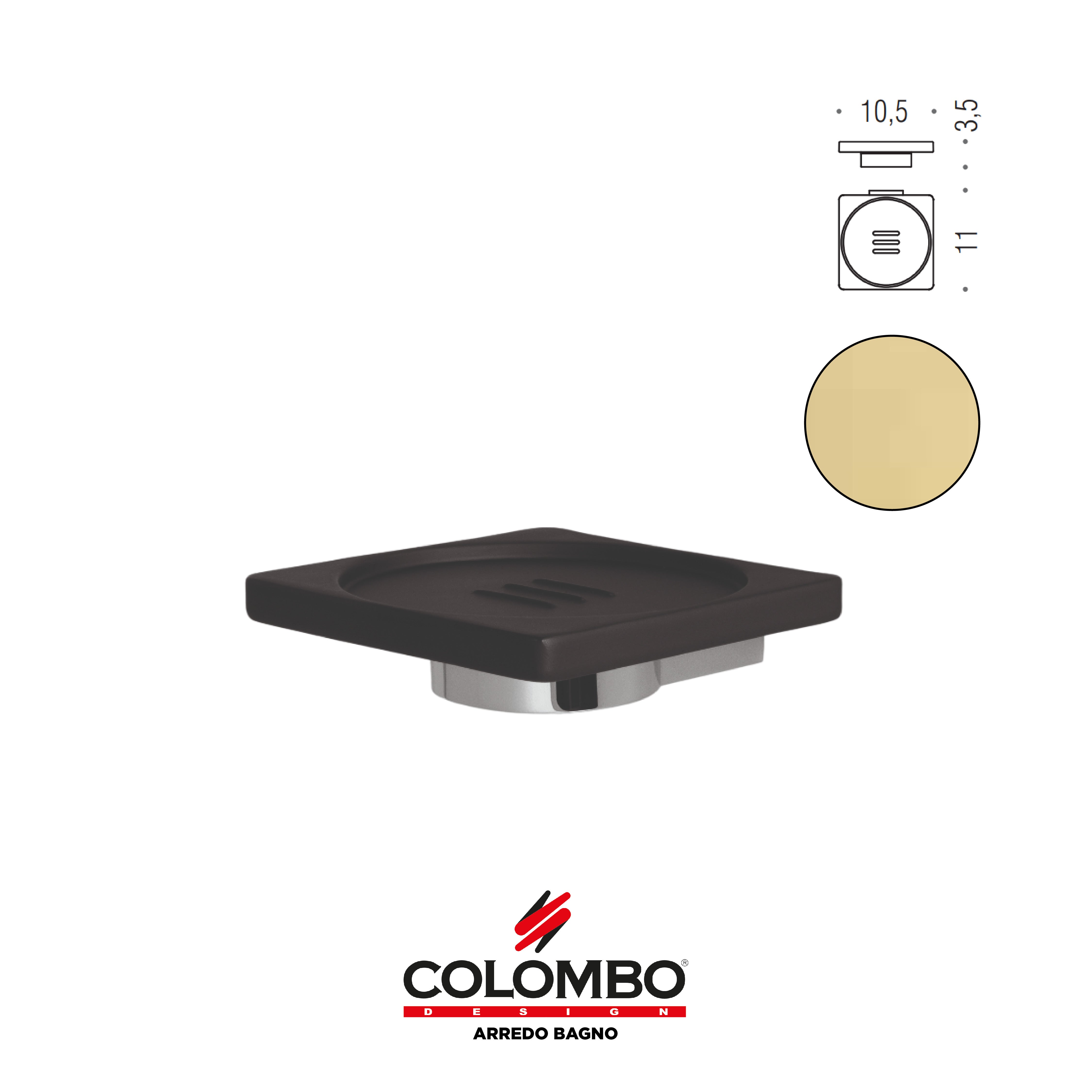 MiniQ Porta sapone - Colombo design arredo bagno - Imhoff Handles