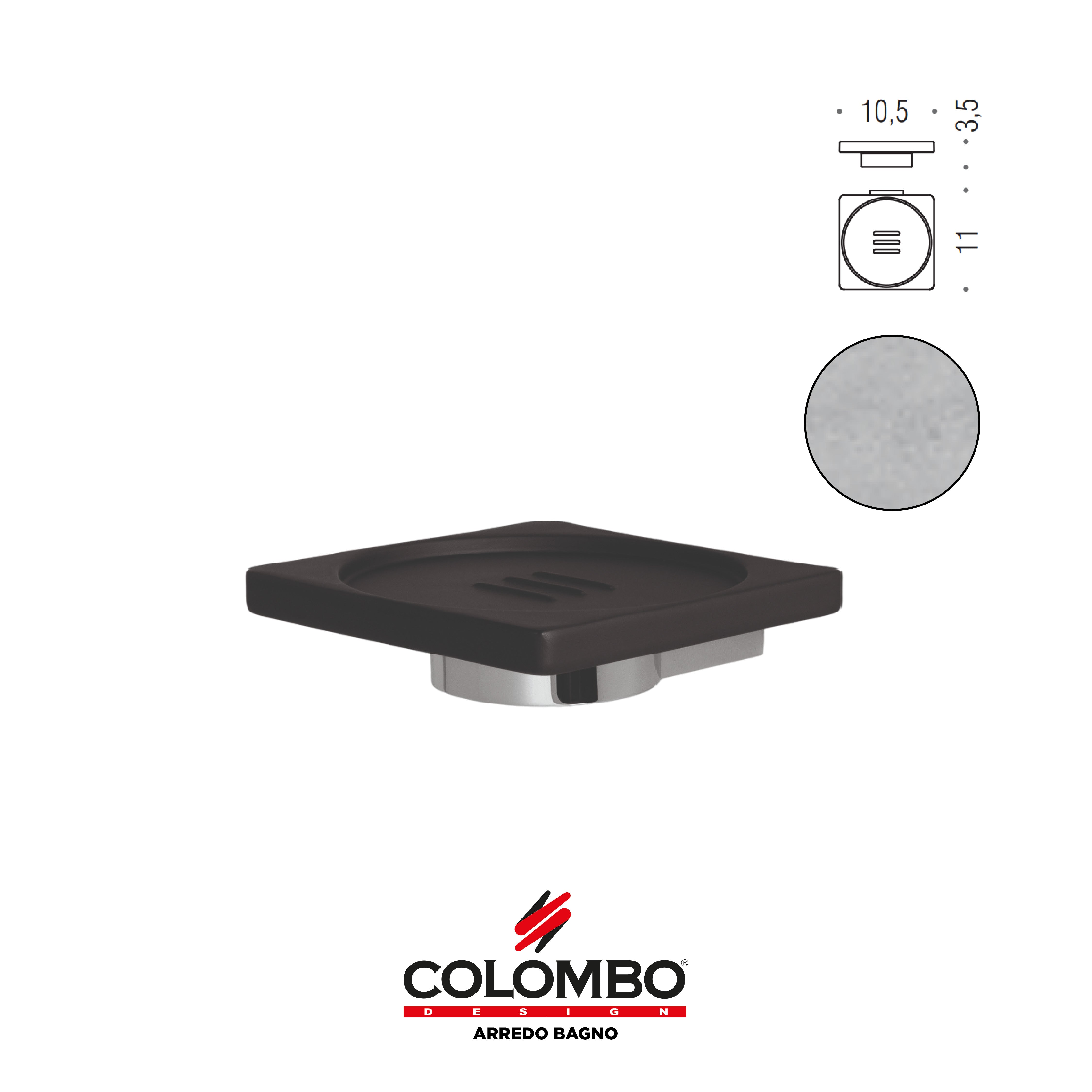 MiniQ Porta sapone - Colombo design arredo bagno - Imhoff Handles