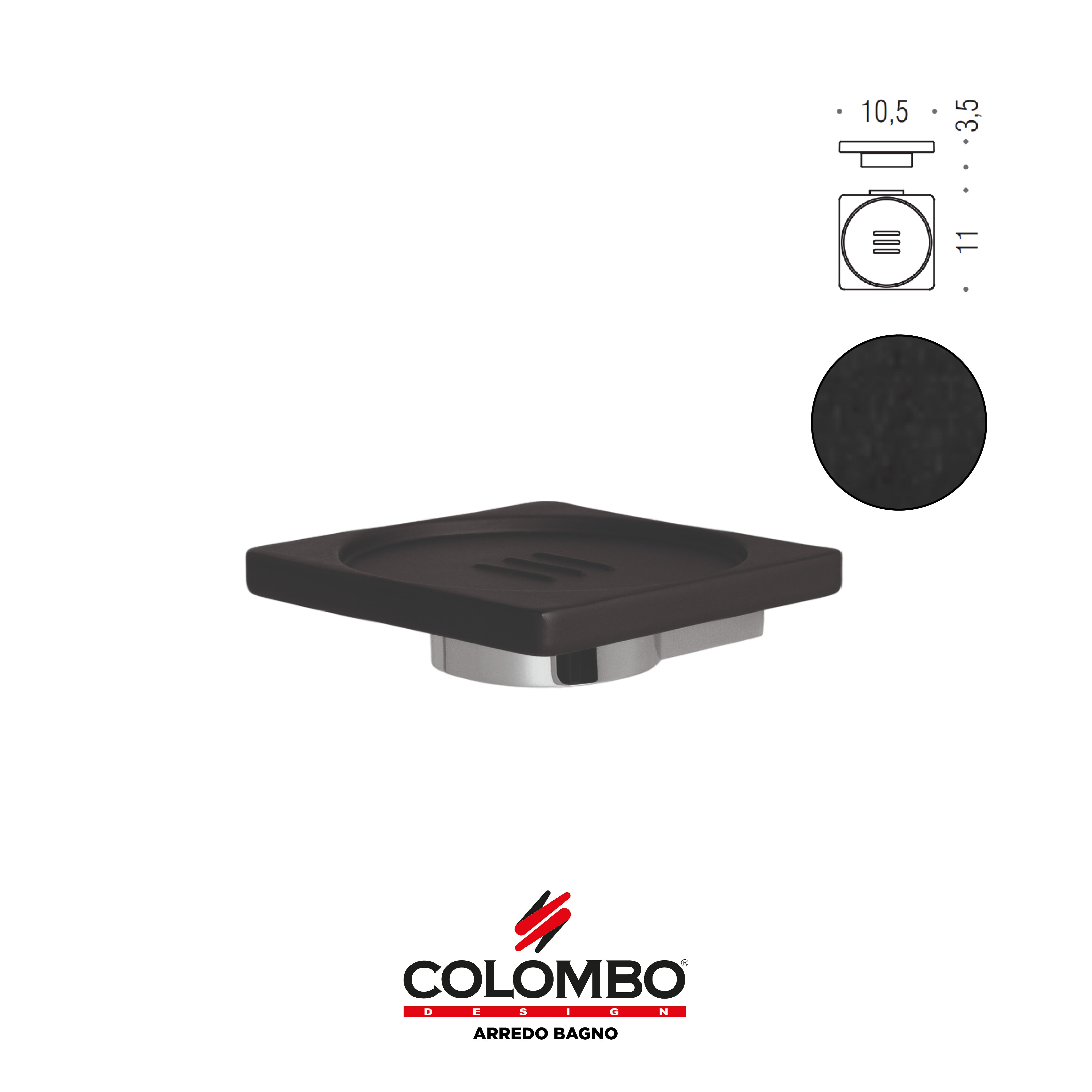 MiniQ Porta sapone - Colombo design arredo bagno - Imhoff Handles