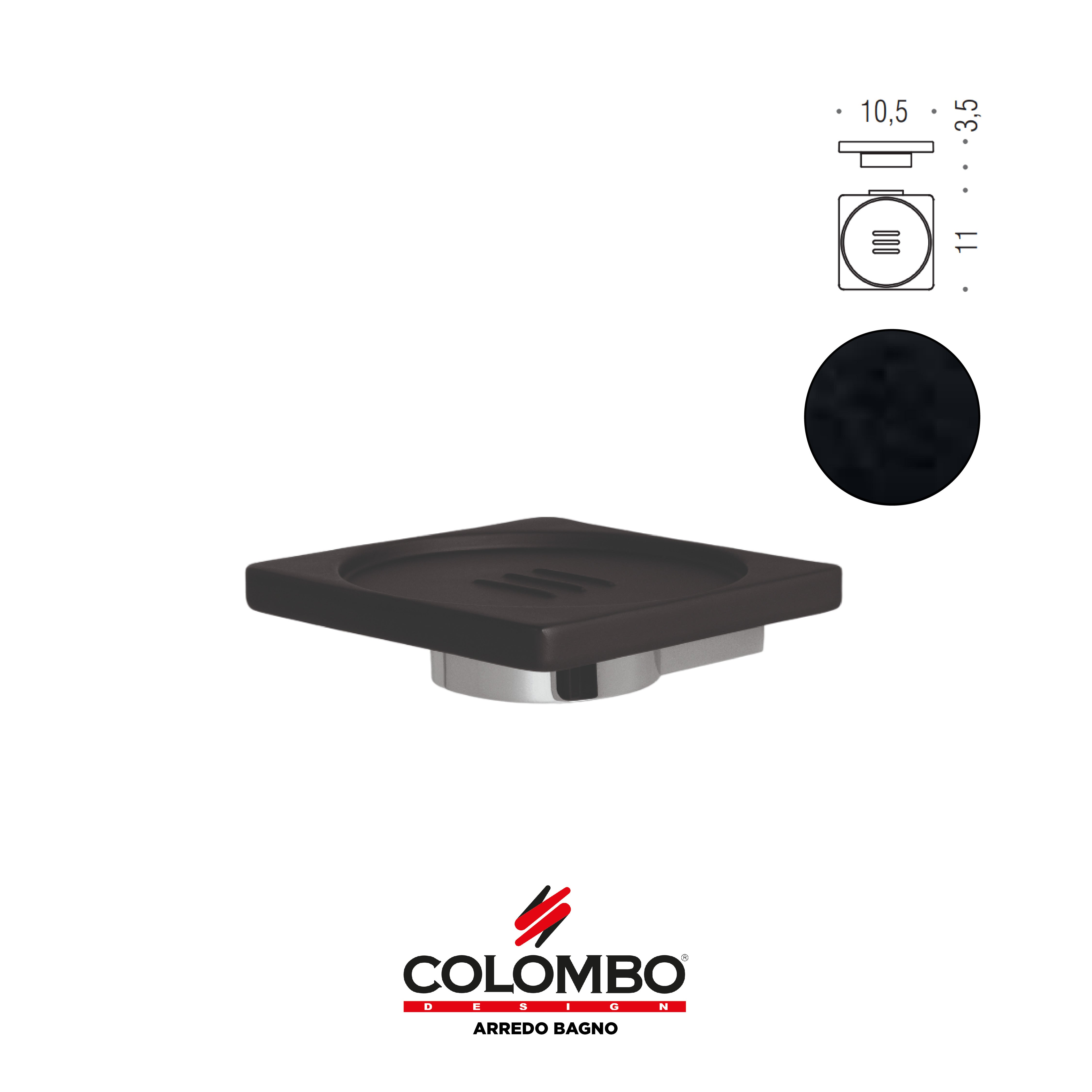 MiniQ Porta sapone - Colombo design arredo bagno - Imhoff Handles