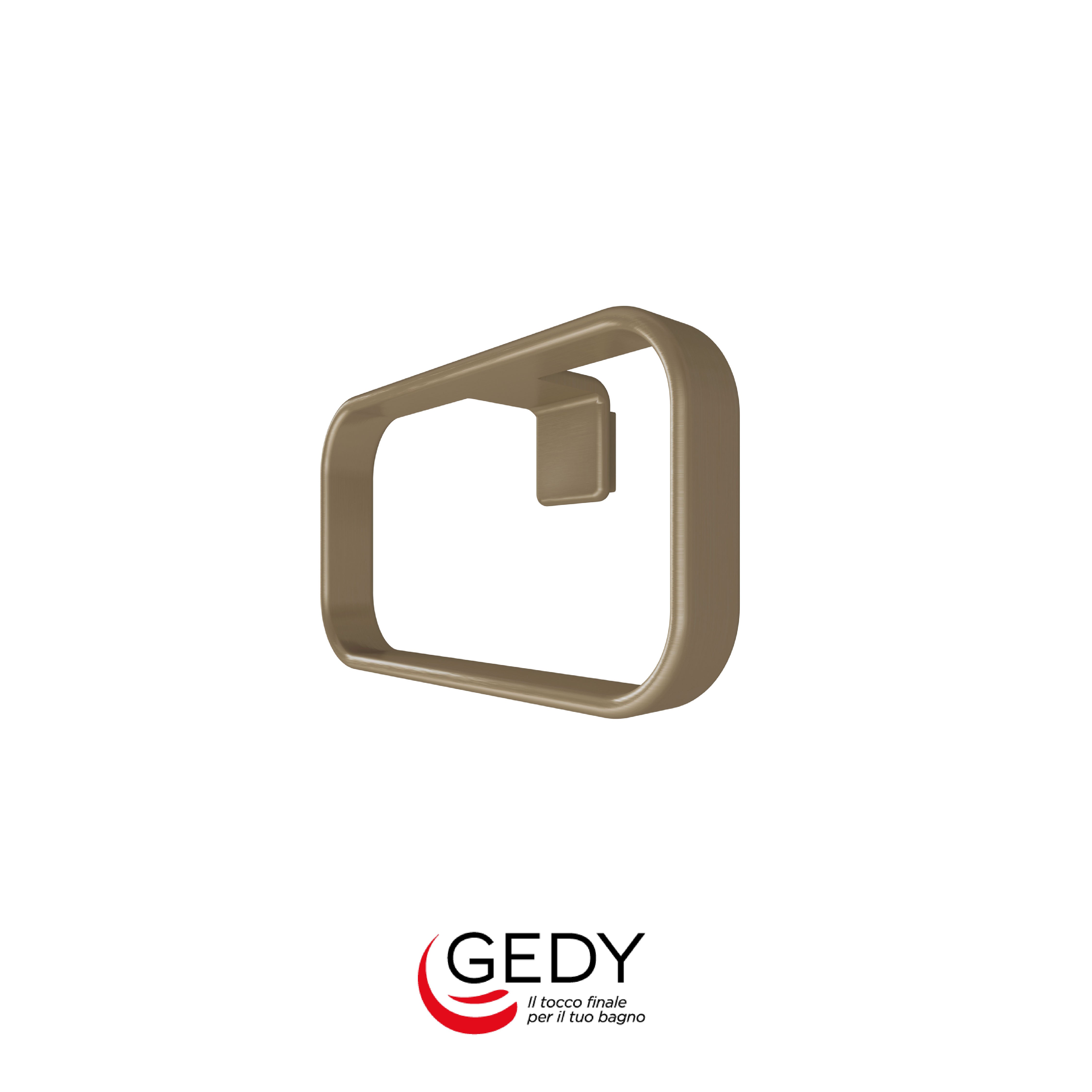 GEDY Il Giglio - Portasalviette ad anello - 88 - Oro matt